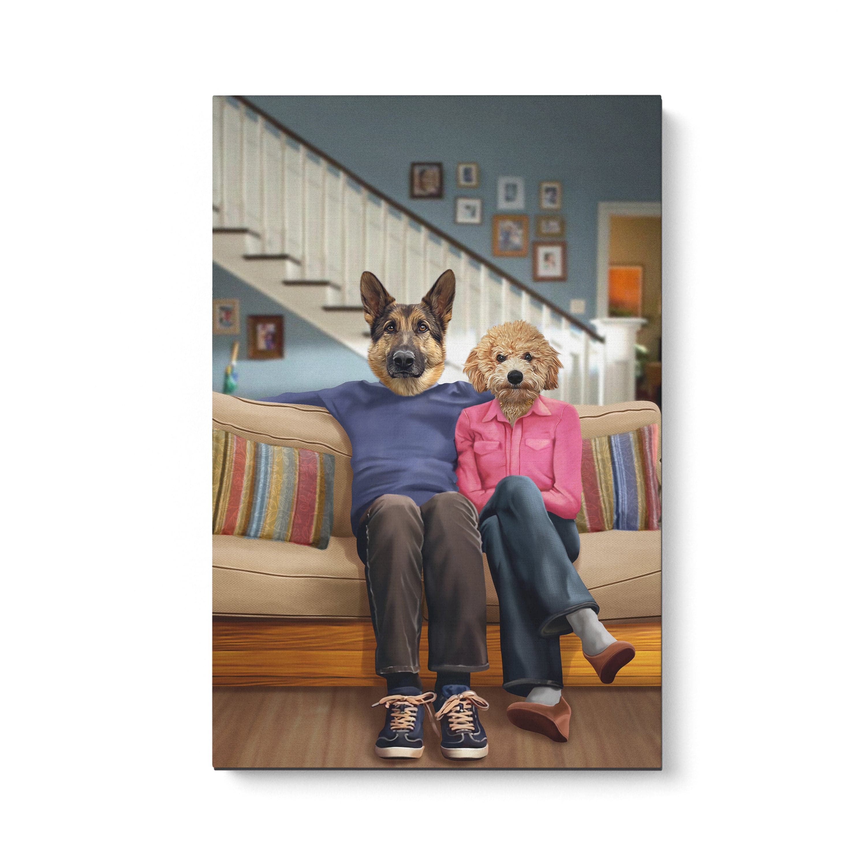 Phil and Claire- Custom Pet Canvas