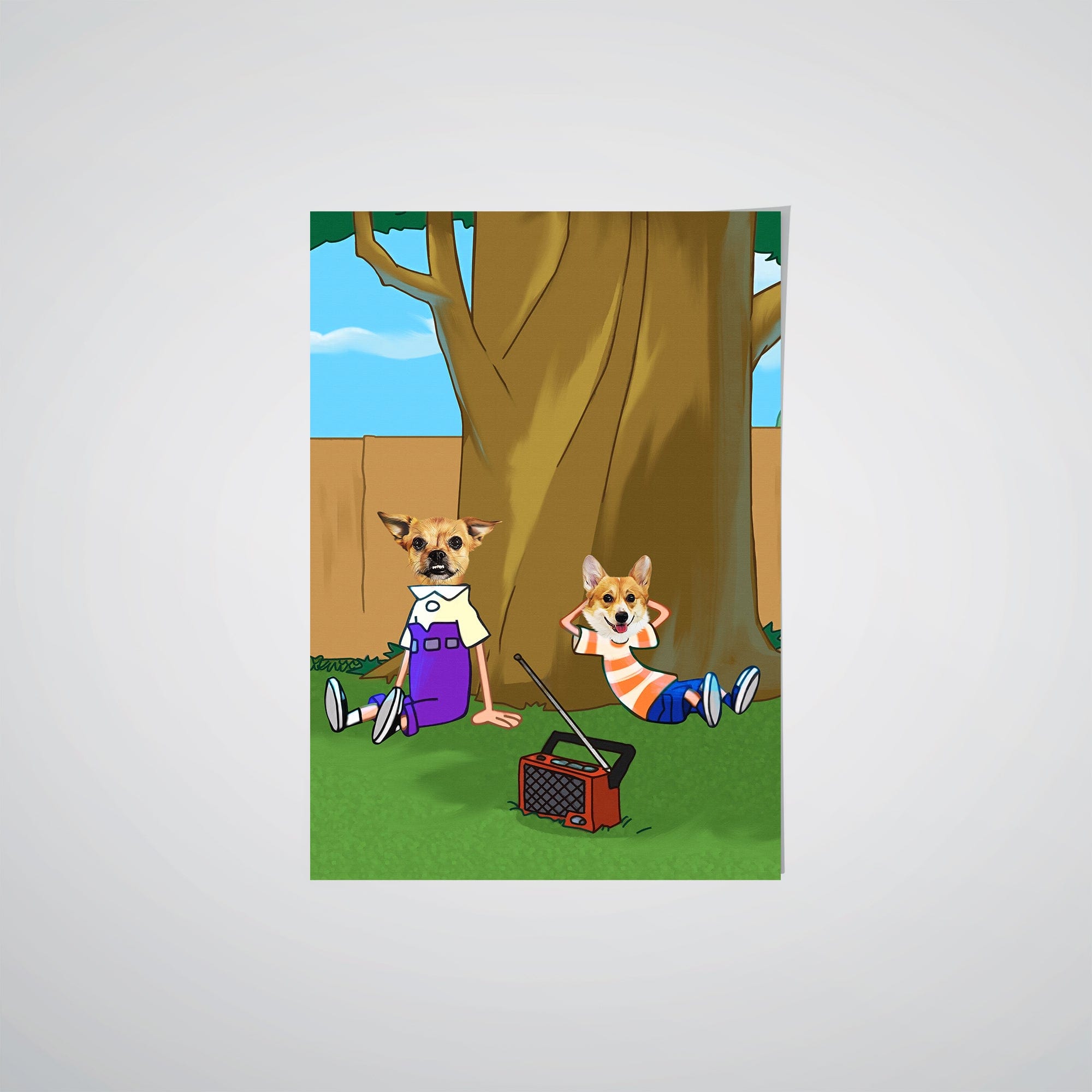 The Funny Siblings - Custom Pet Poster