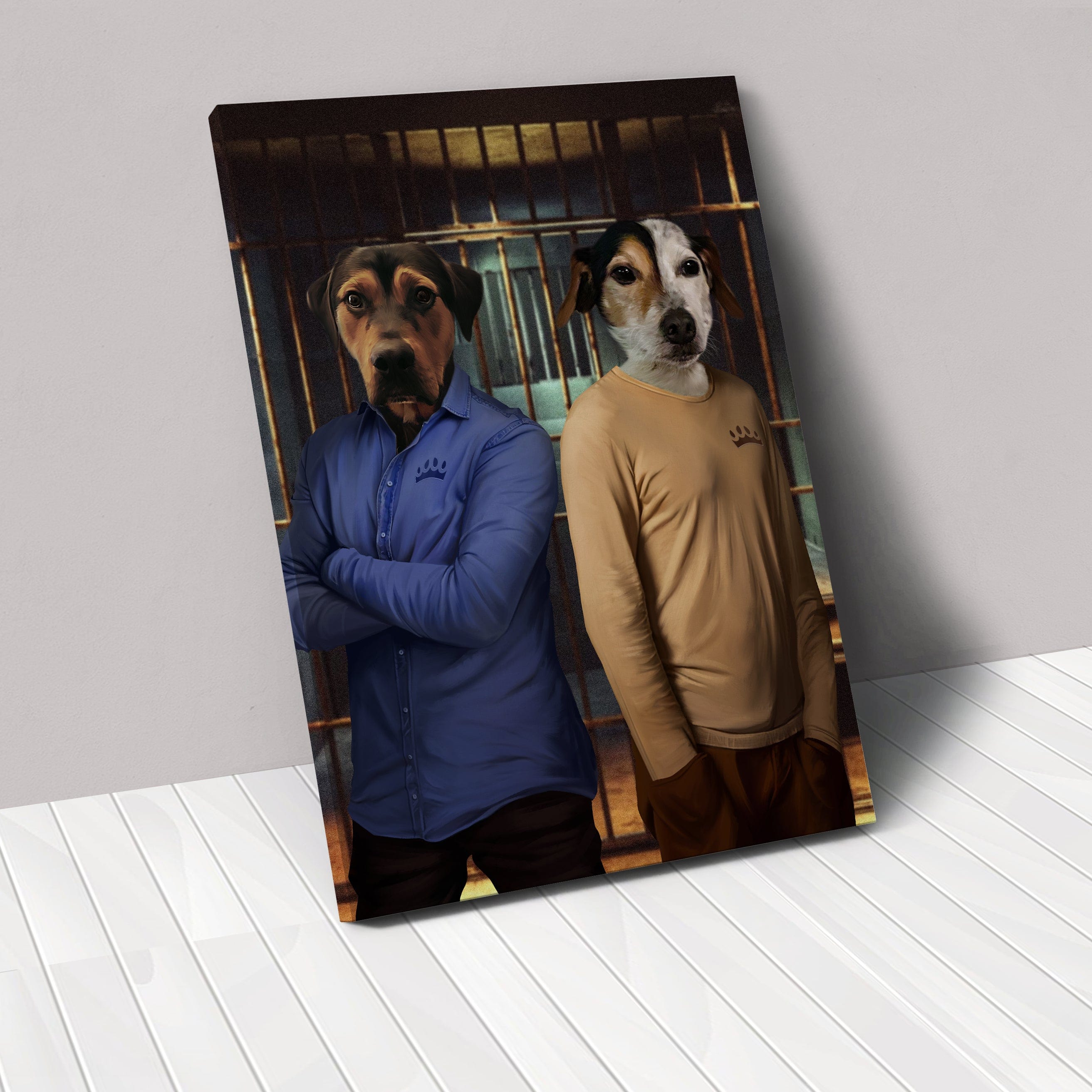 Royal and Paws - Canvas The Prisoners - Custom Pet Canvas 8" x 10" / Unframed