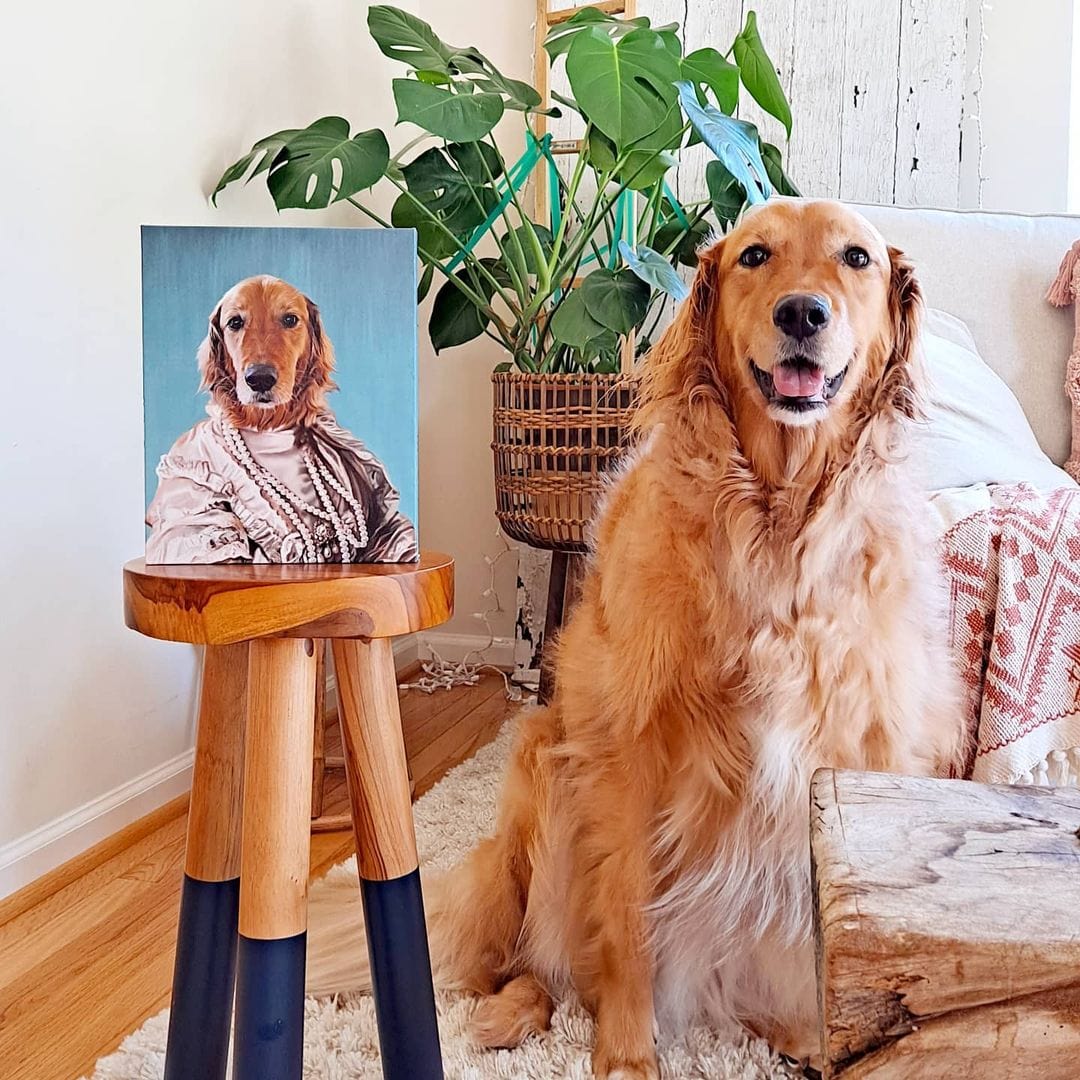 The Queen Regent - Custom Pet Canvas