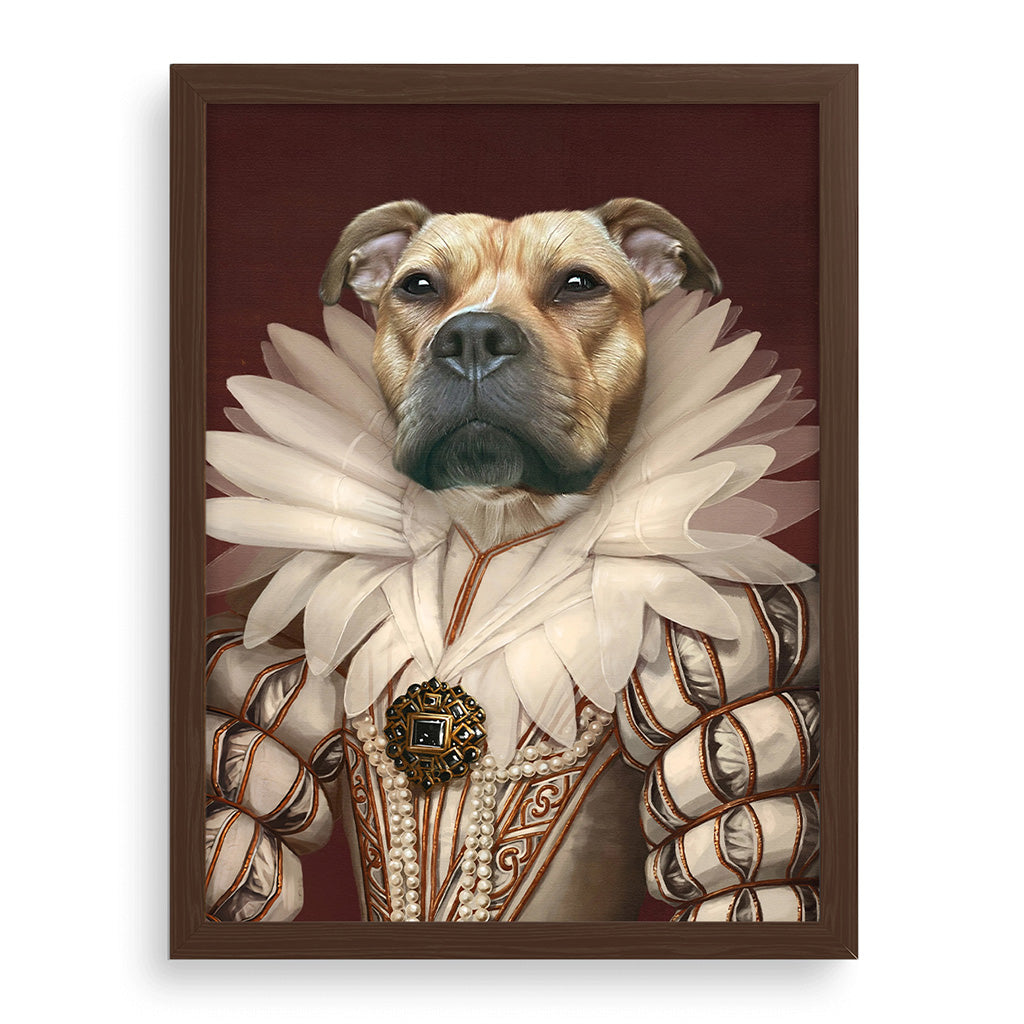 Royal and Paws - Poster The Queen - Custom Pet Poster