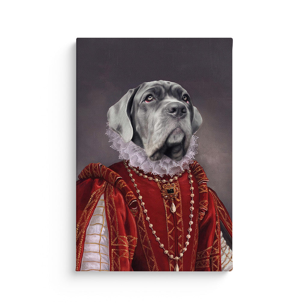Royal and Paws - Canvas The Queen of Roses - Custom Pet Canvas 8" x 10" / Unframed