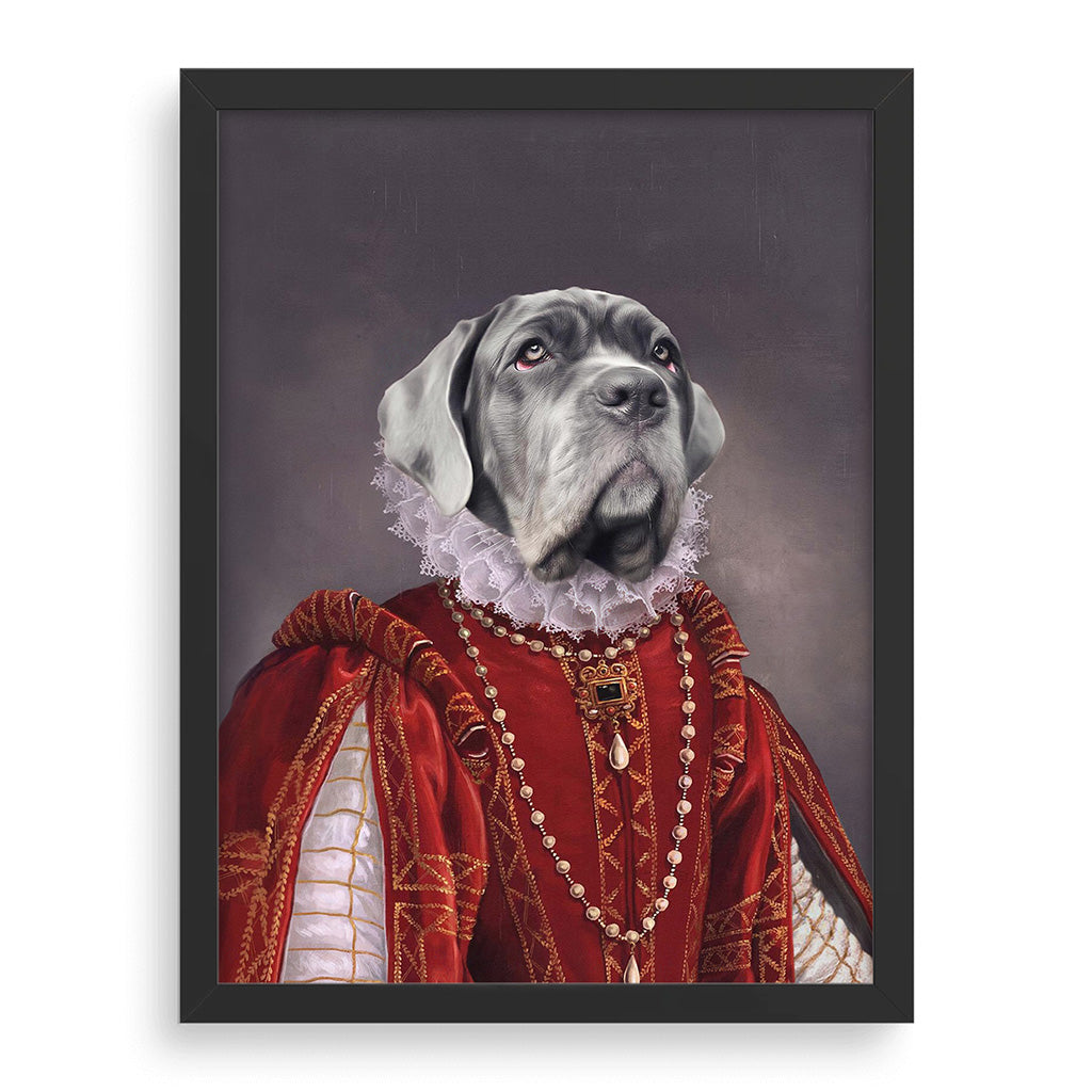 Royal and Paws - Poster The Queen of Roses - Custom Pet Poster