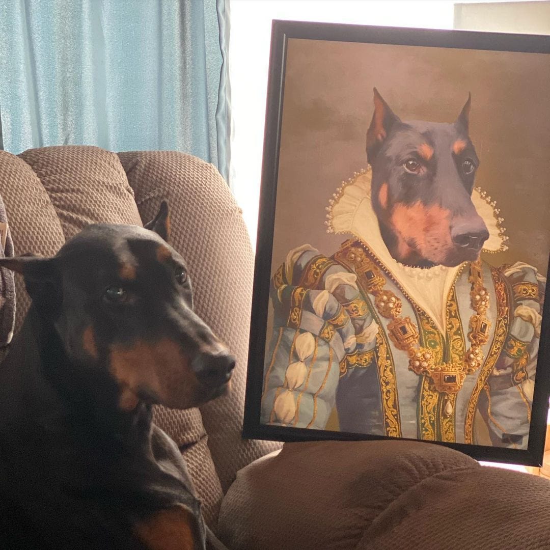 The Sapphire Queen - Custom Pet Poster