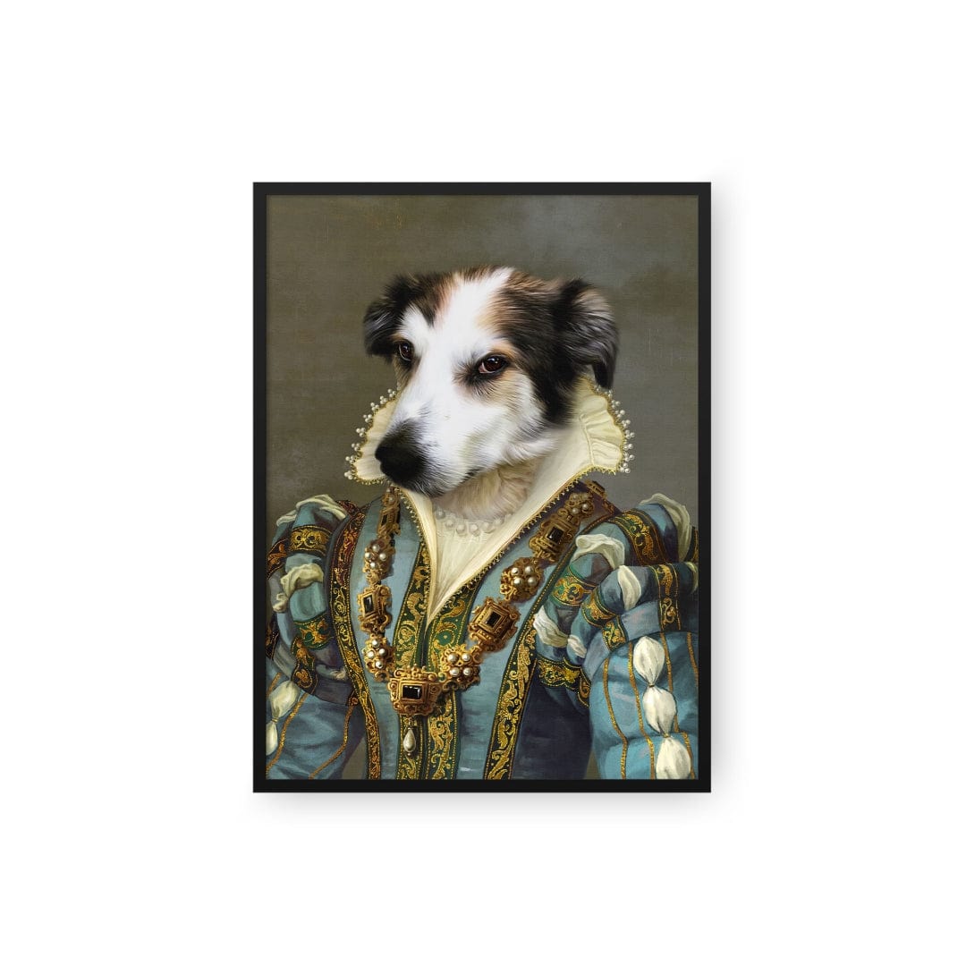 Royal and Paws - Poster The Sapphire Queen - Custom Pet Poster