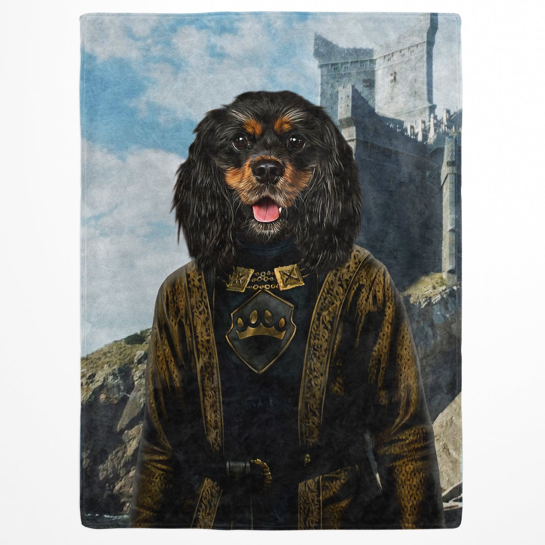 Royal and Paws - Blanket The Sea Lord - Custom Pet Blanket 30" x 40" / Castle 2