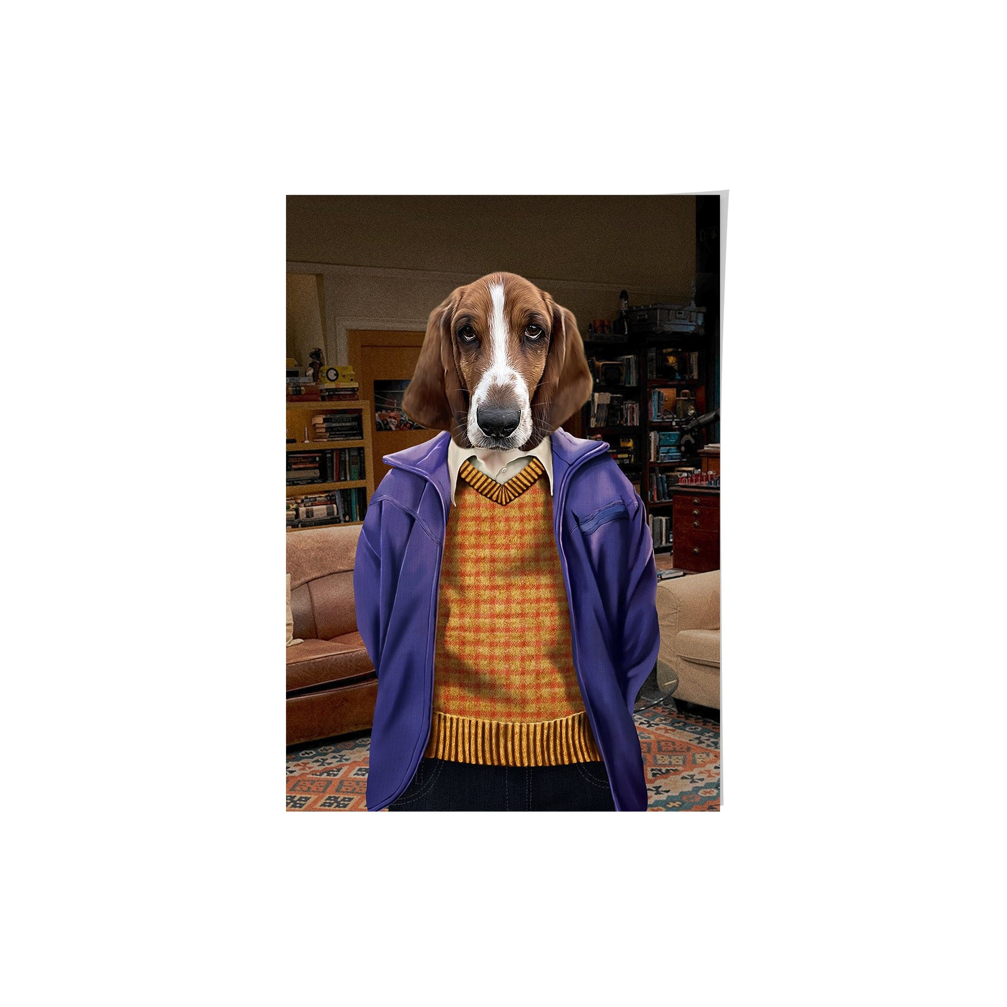 The Shy Nerd - Custom Pet Poster