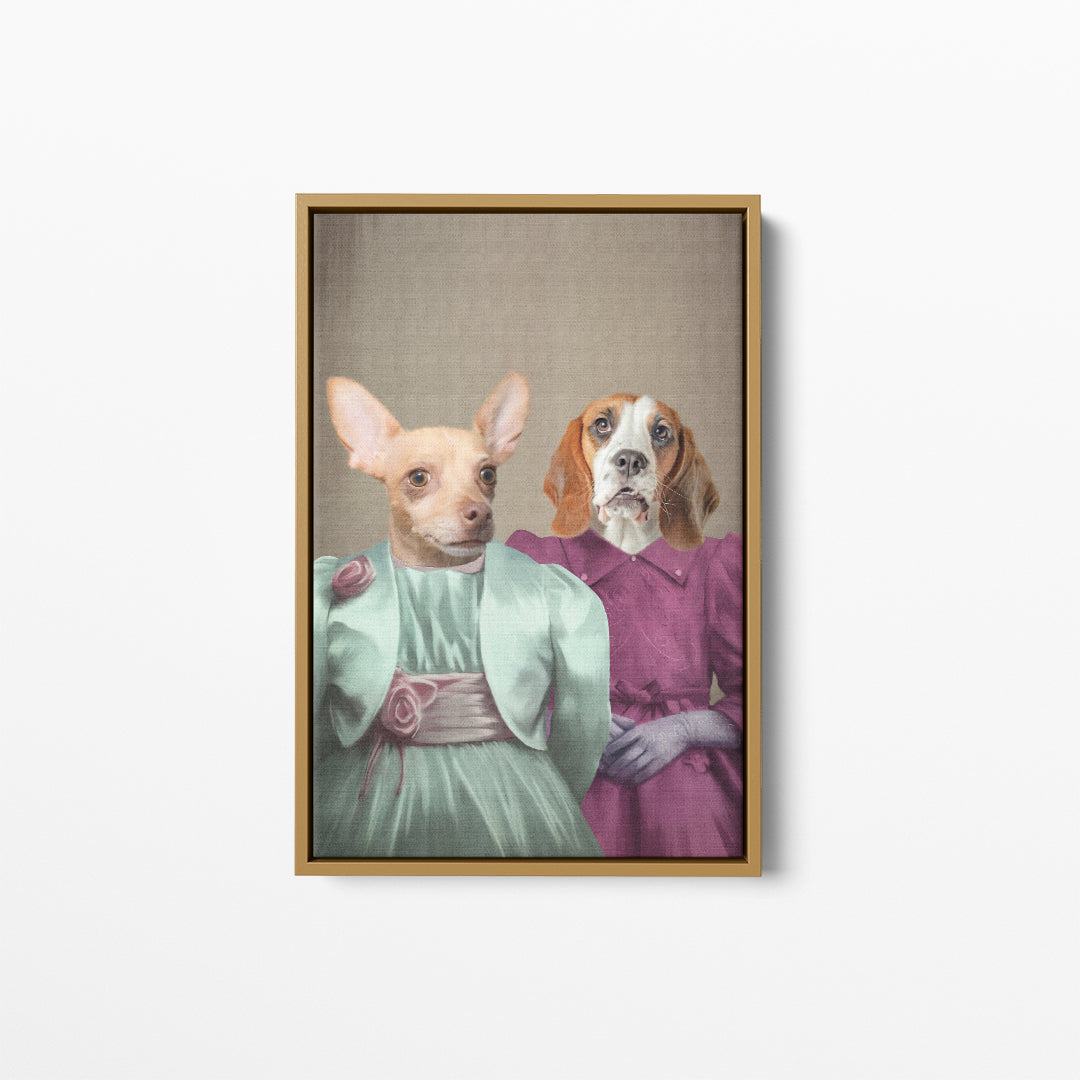 The Sisters - Custom Pet Canvas