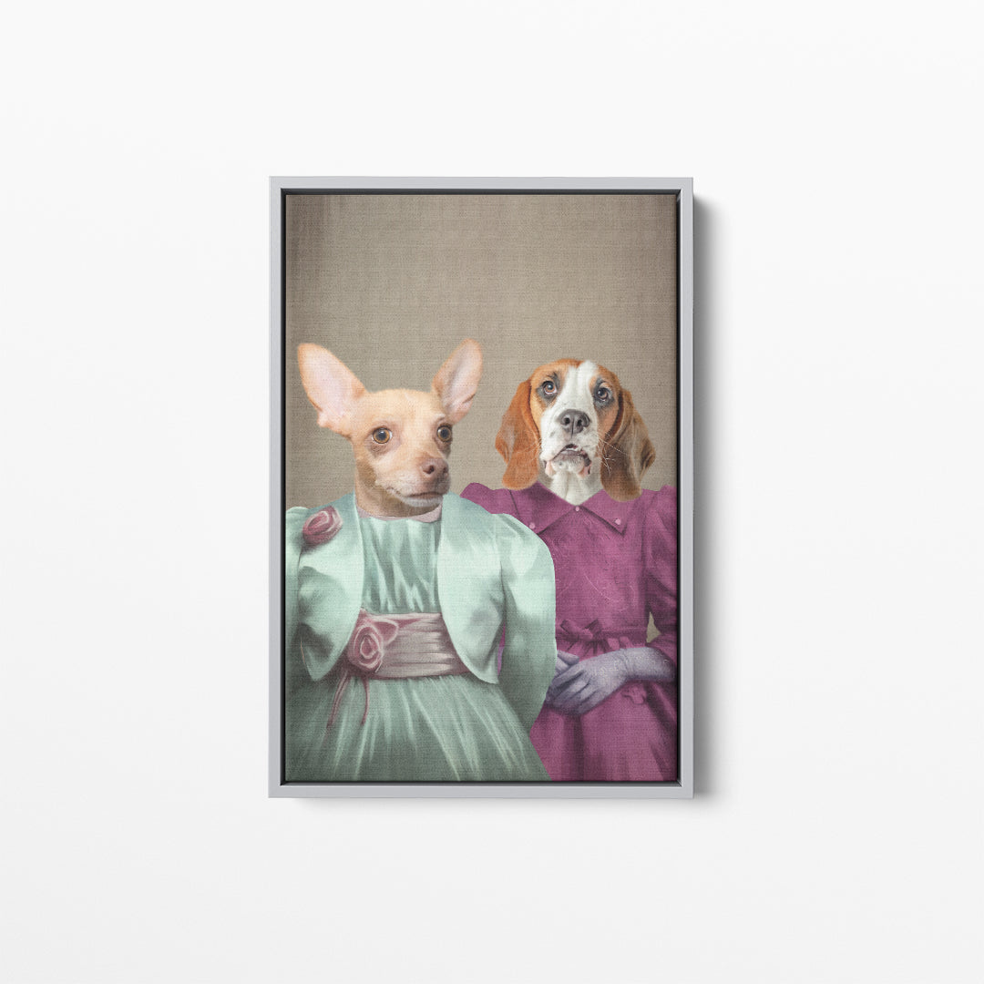 The Sisters - Custom Pet Canvas