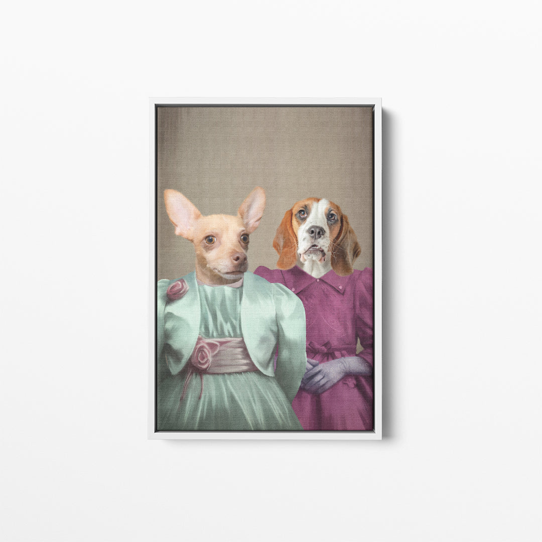 The Sisters - Custom Pet Canvas