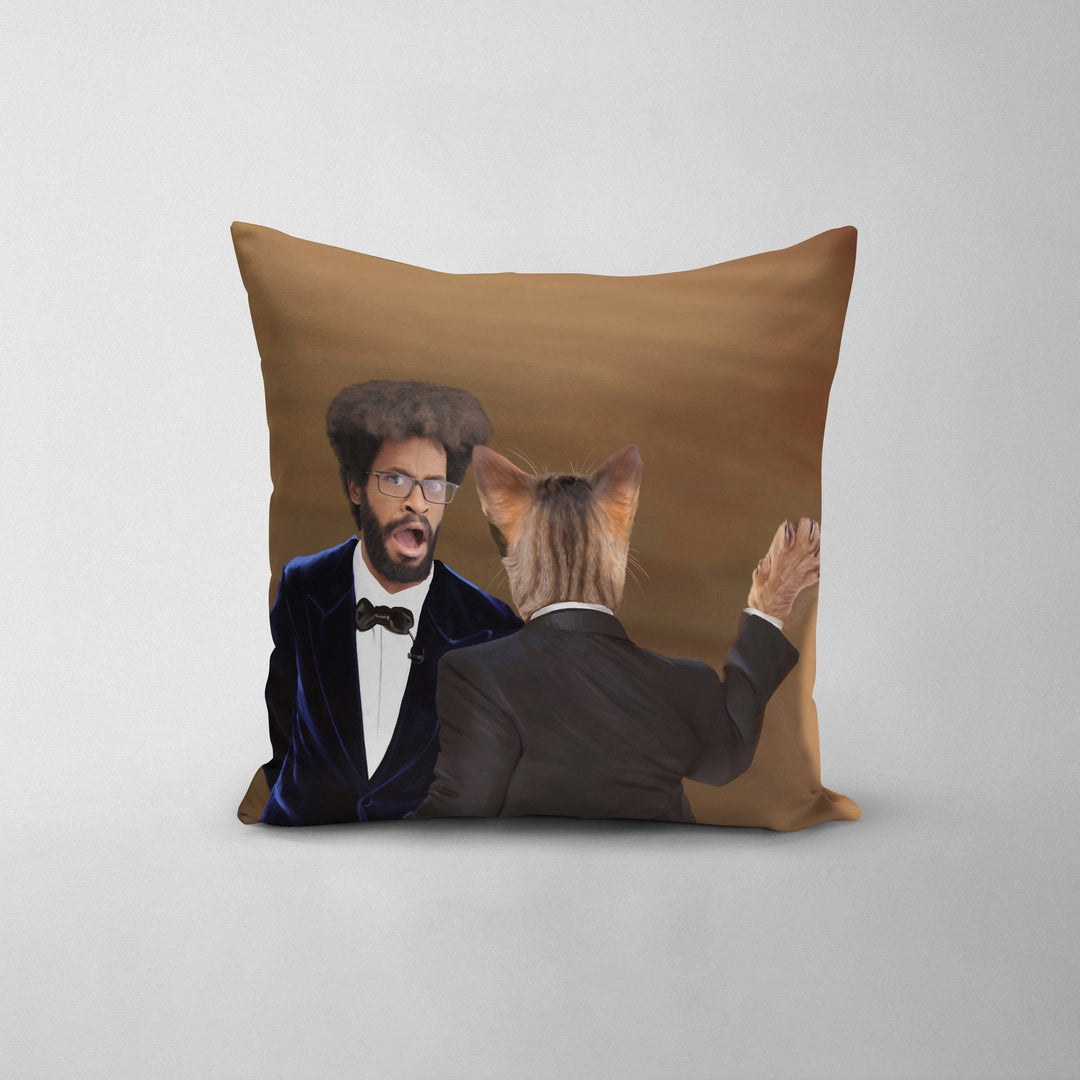 The Slap - Custom Throw Pillow