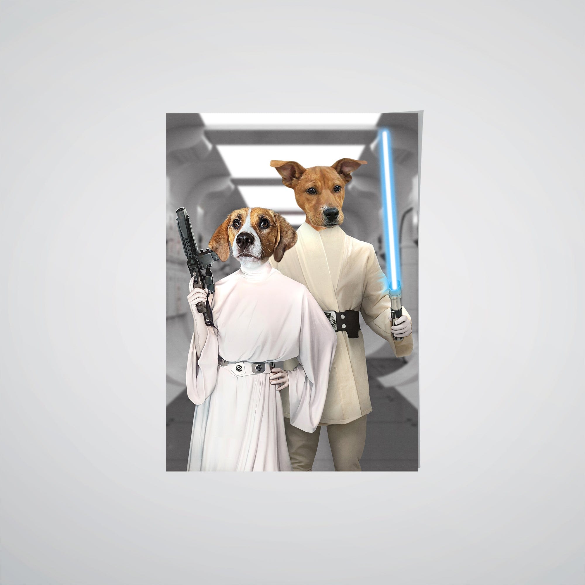 The Space Siblings - Custom Pet Poster