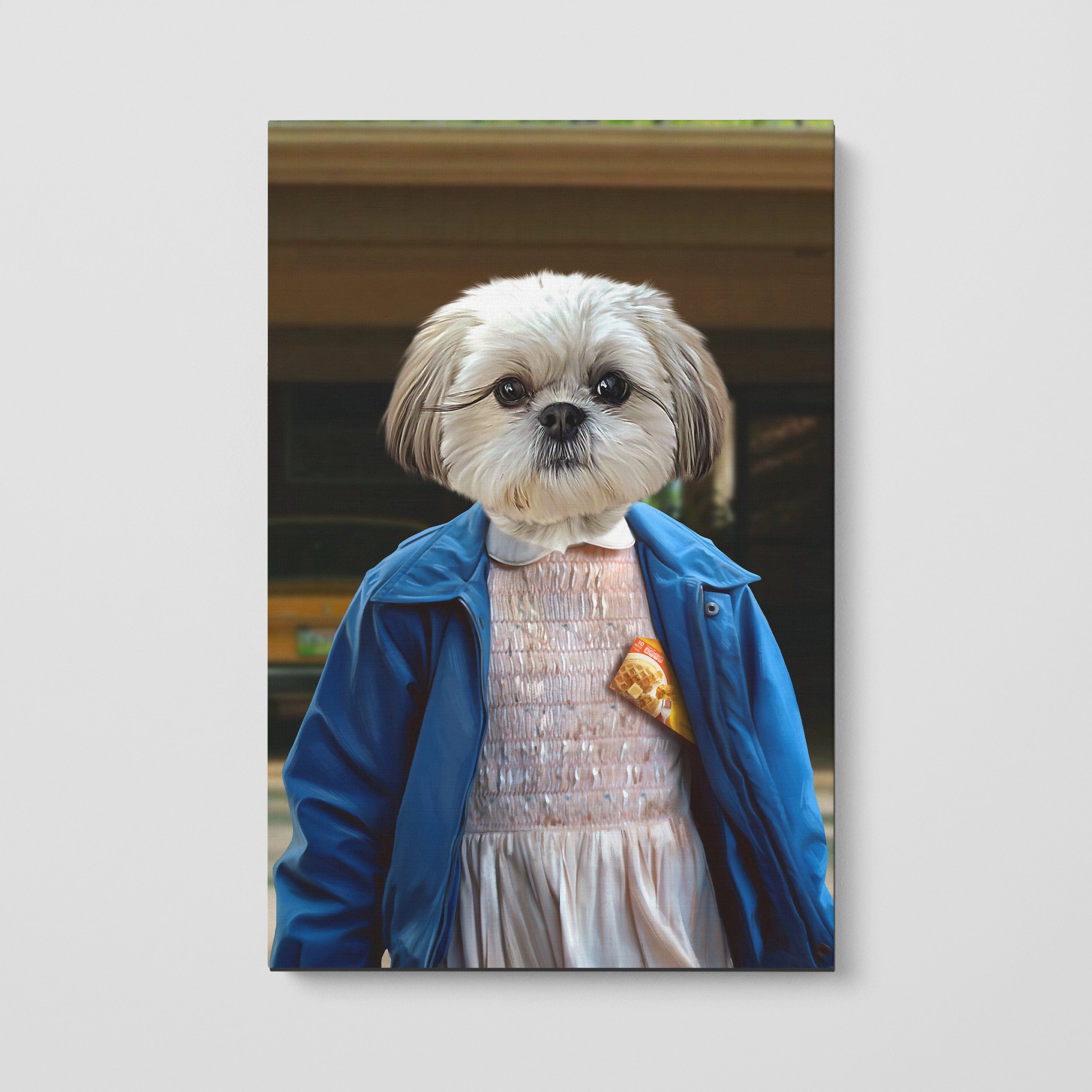 Royal and Paws - Canvas The Strange Girl - Custom Pet Canvas 8" x 10" / Garage