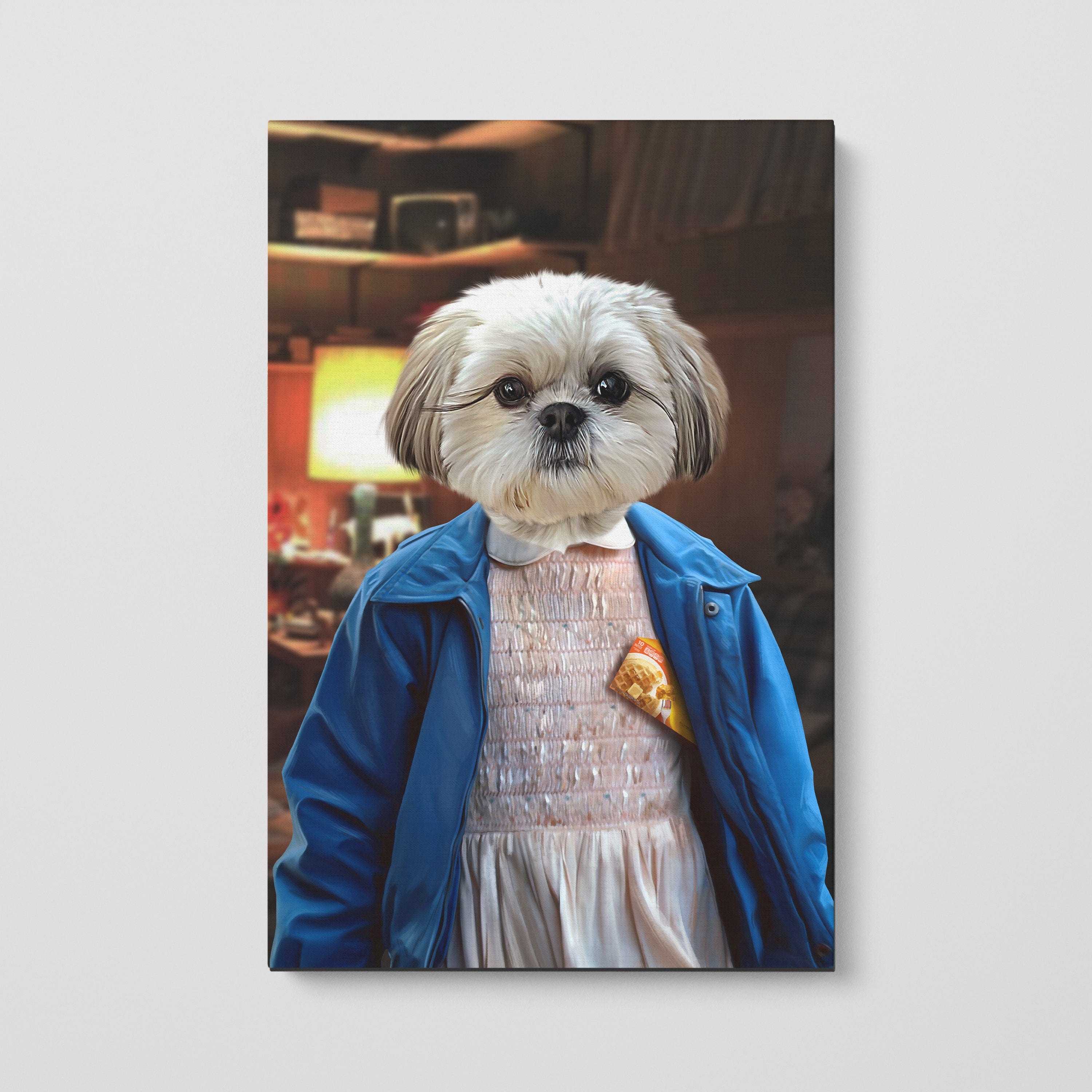 Royal and Paws - Canvas The Strange Girl - Custom Pet Canvas 8" x 10" / Basement