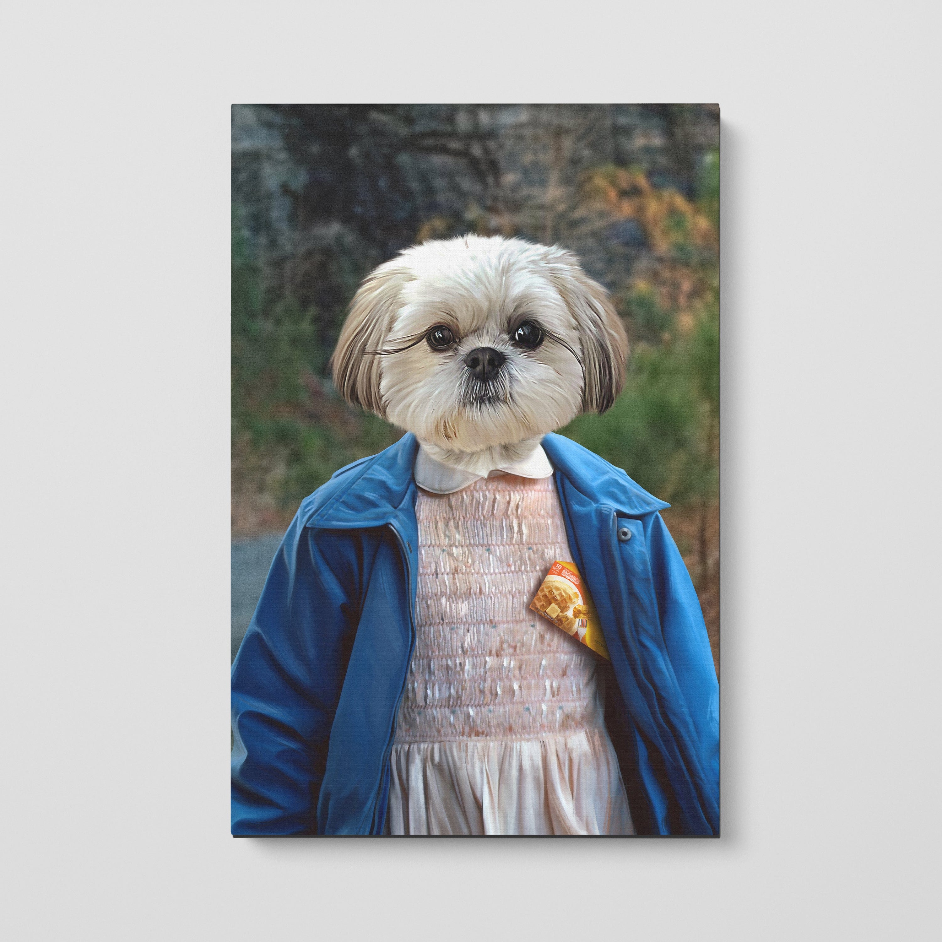 Royal and Paws - Canvas The Strange Girl - Custom Pet Canvas 8" x 10" / Roadside