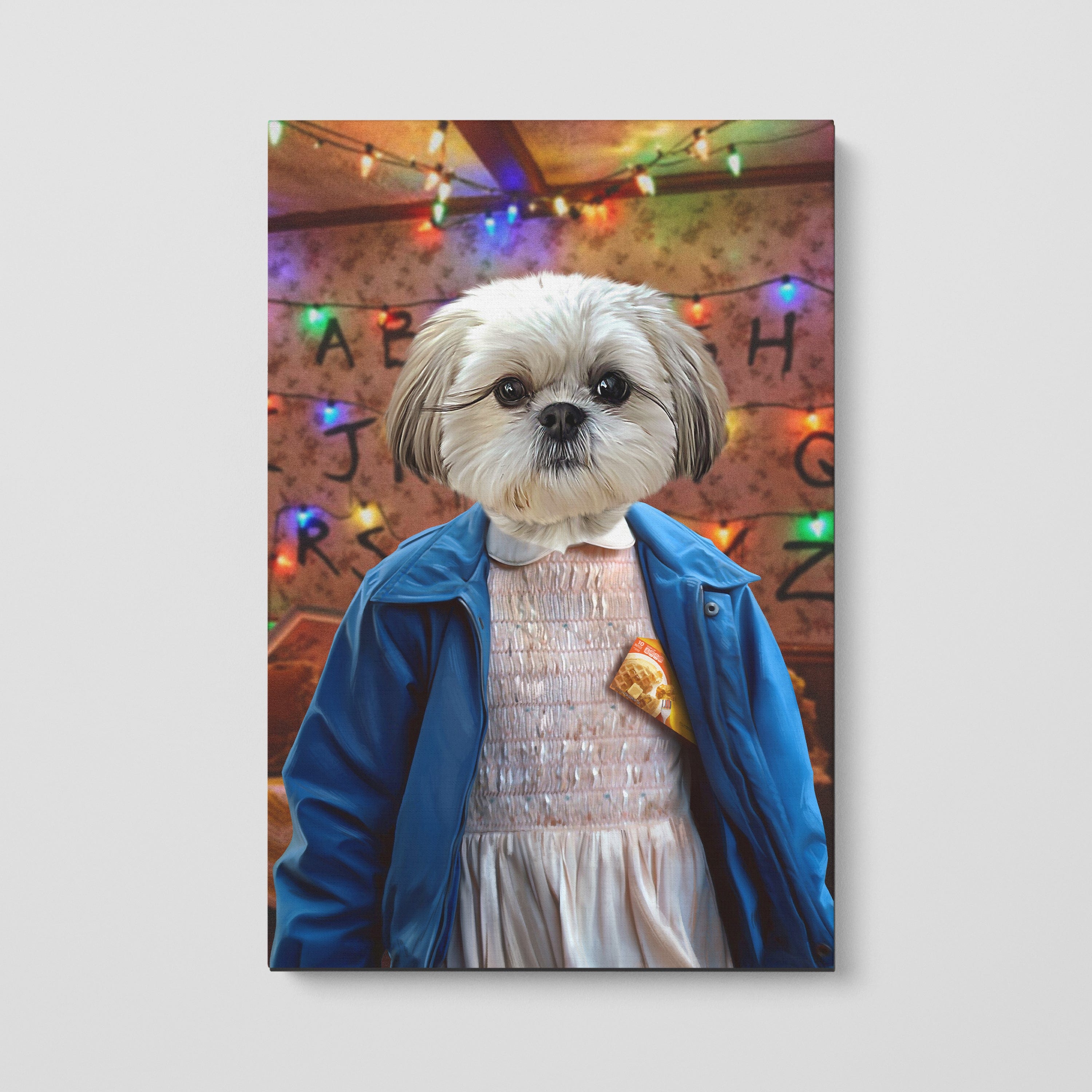 Royal and Paws - Canvas The Strange Girl - Custom Pet Canvas 8" x 10" / Wall of Lights