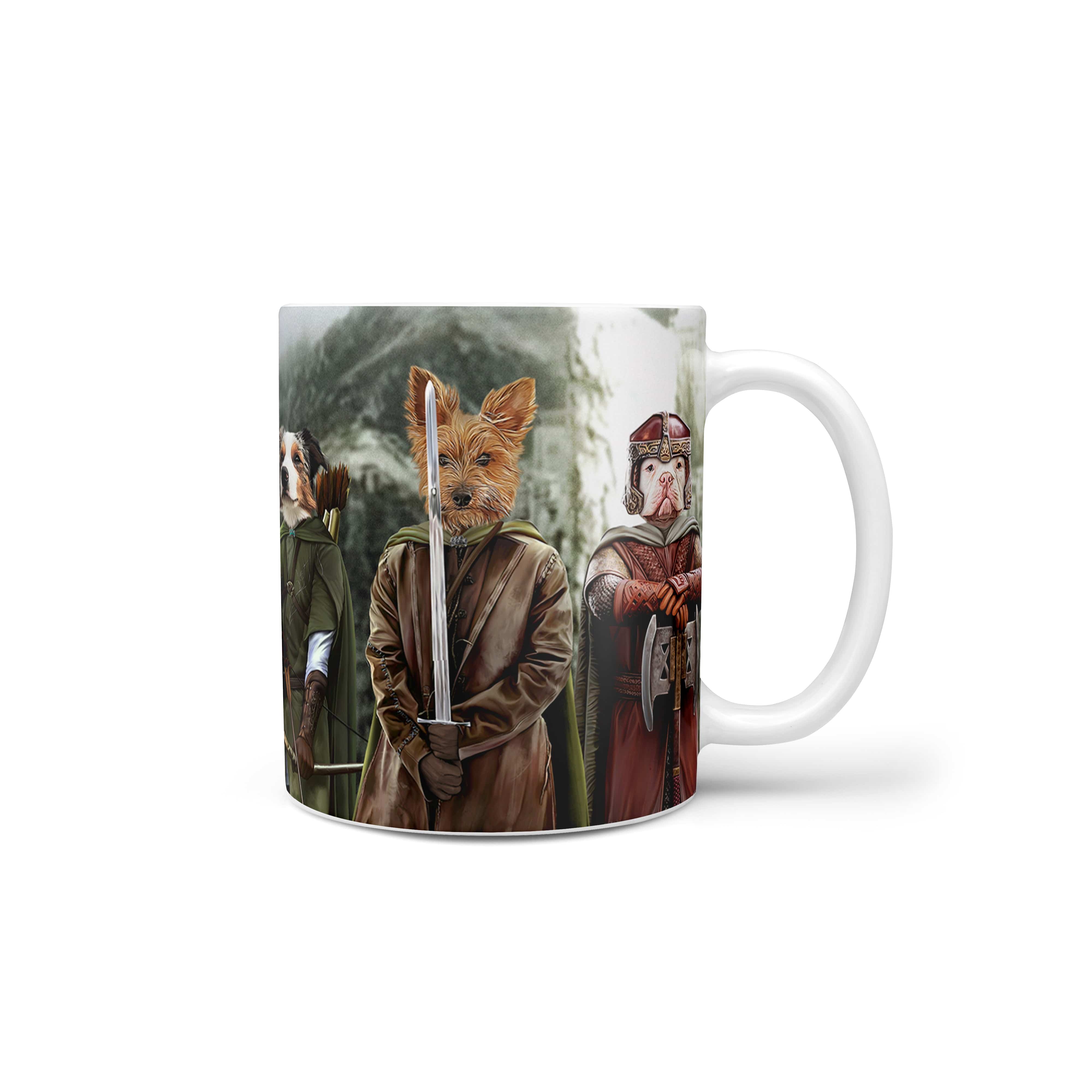 Royal and Paws - Mug The Three Pawtectors - Custom Mug 11oz / Background 1