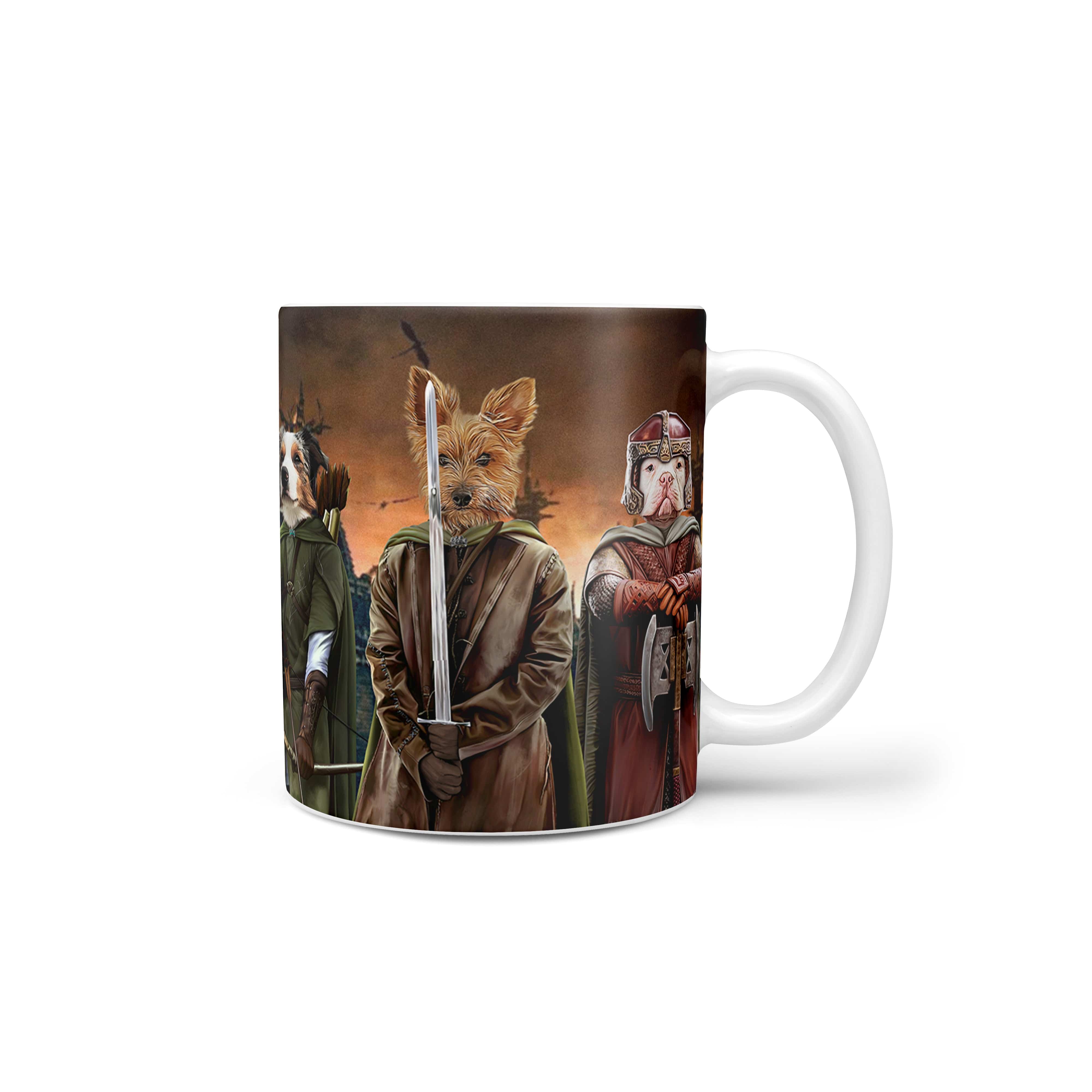 Royal and Paws - Mug The Three Pawtectors - Custom Mug 11oz / Background 4