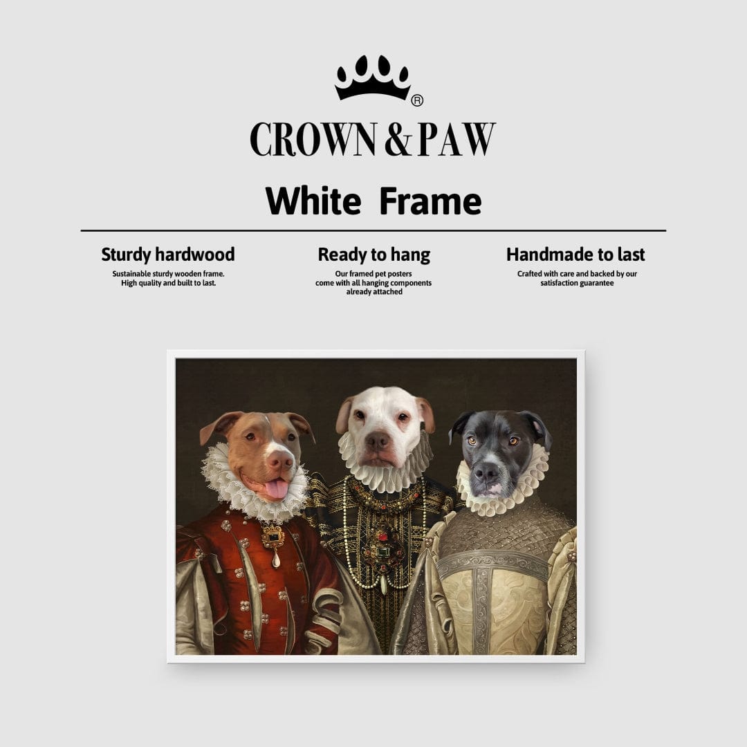 The Three Queens - Custom Pet Poster
