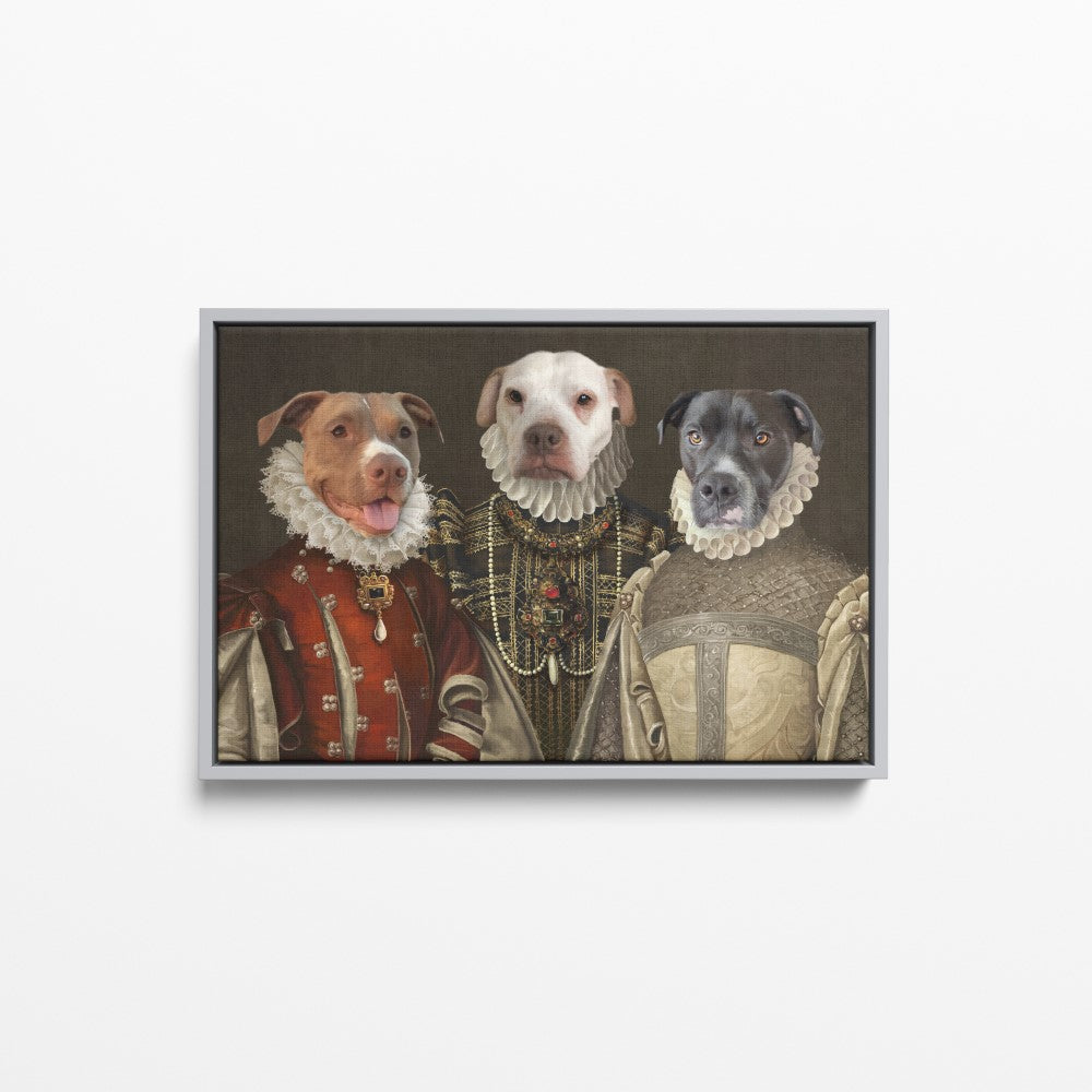 The Three Queens - Custom Pet Canvas