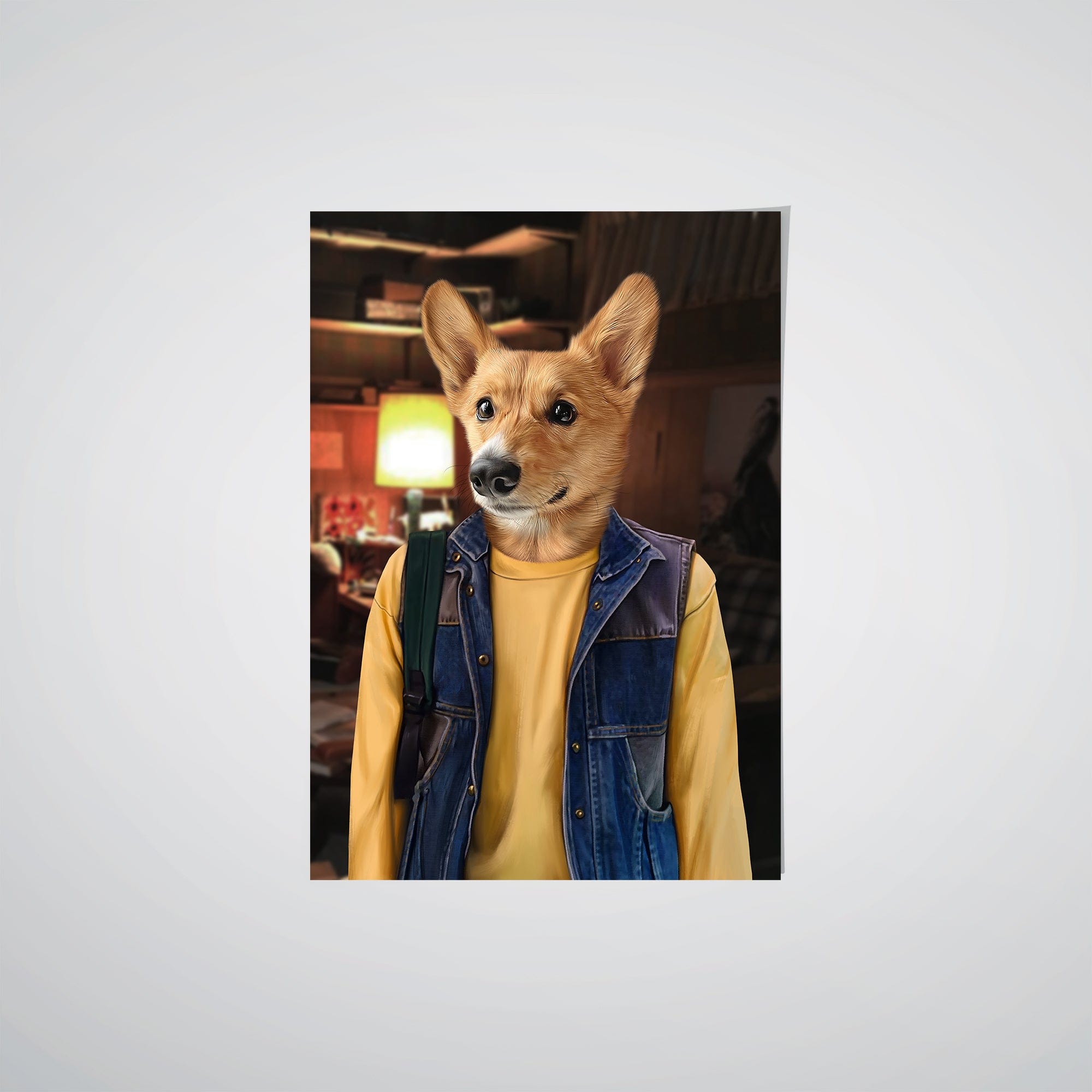 Royal and Paws - Poster The Tough Friend - Custom Pet Poster 8.3" x 11.7" / Basement