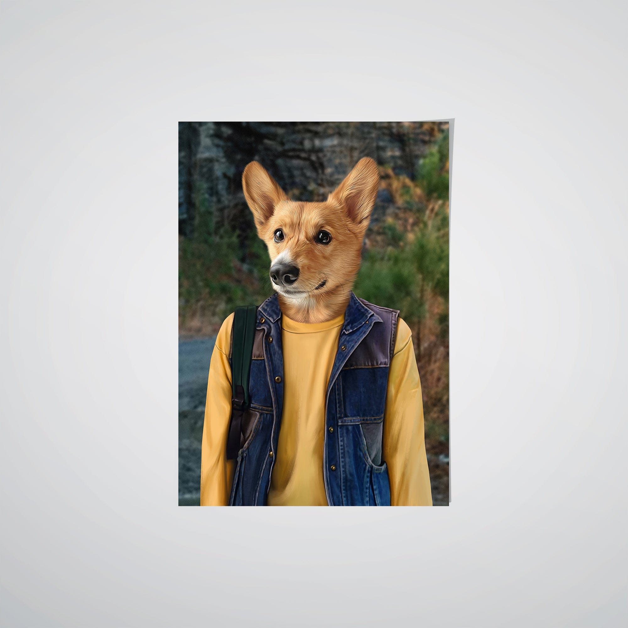 Royal and Paws - Poster The Tough Friend - Custom Pet Poster 8.3" x 11.7" / Roadside