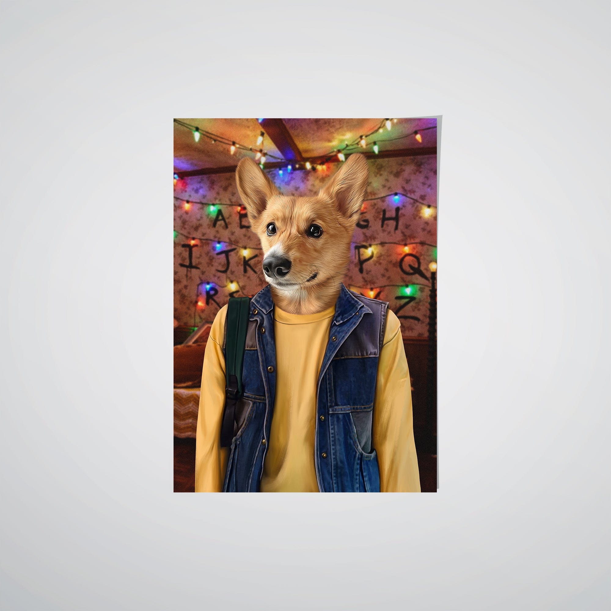 Royal and Paws - Poster The Tough Friend - Custom Pet Poster 8.3" x 11.7" / Wall of Lights