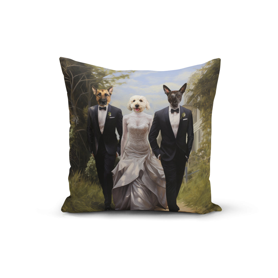 The Wedding - Custom Throw Pillow