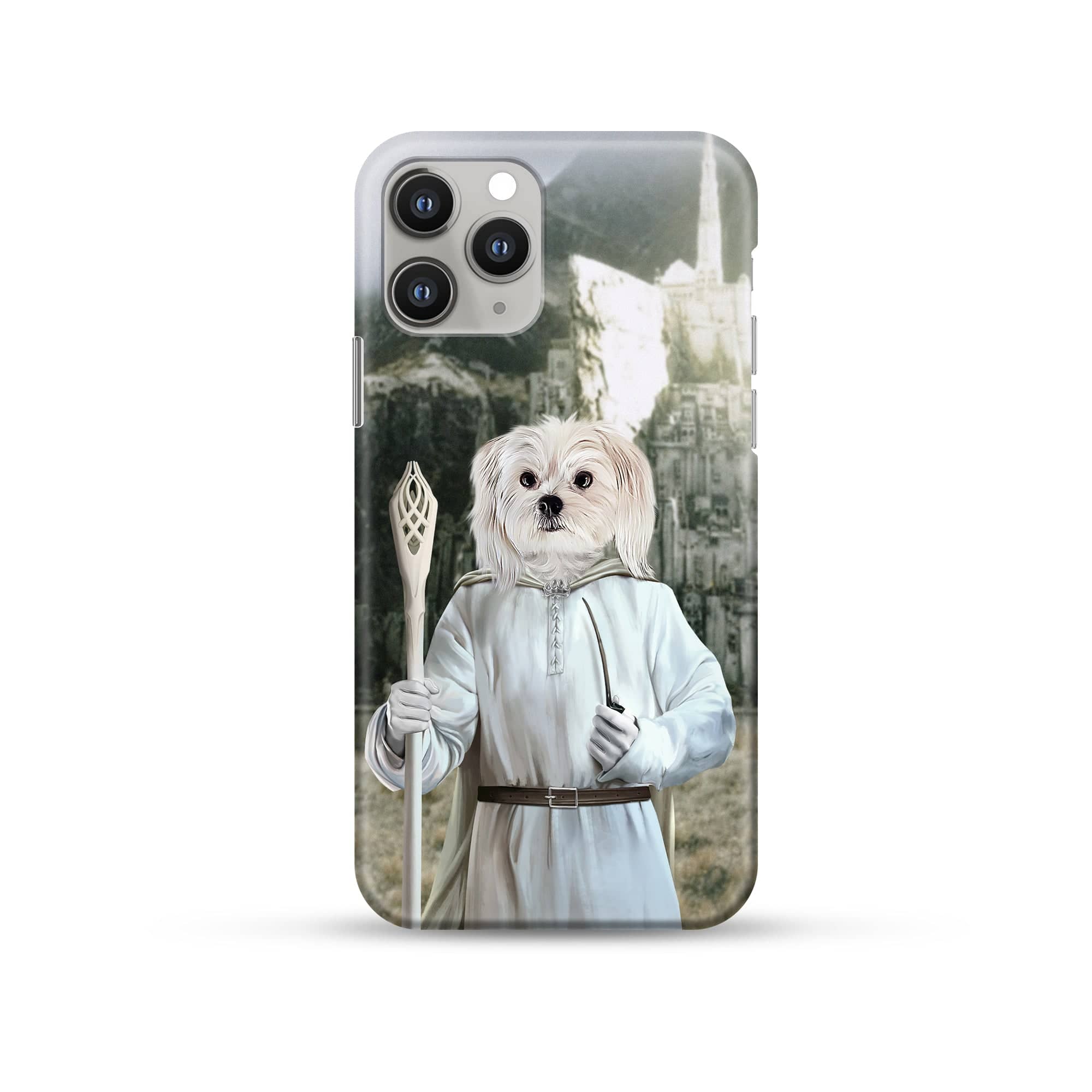 Royal and Paws - Phone Case The White Sorcerer - Custom Pet Phone Case iPhone 12 Pro Max / Background 1