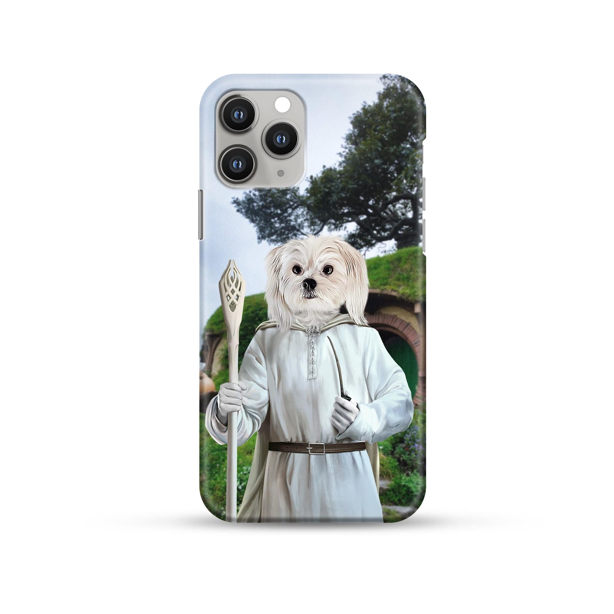 Royal and Paws - Phone Case The White Sorcerer - Custom Pet Phone Case iPhone 12 Pro Max / Background 2