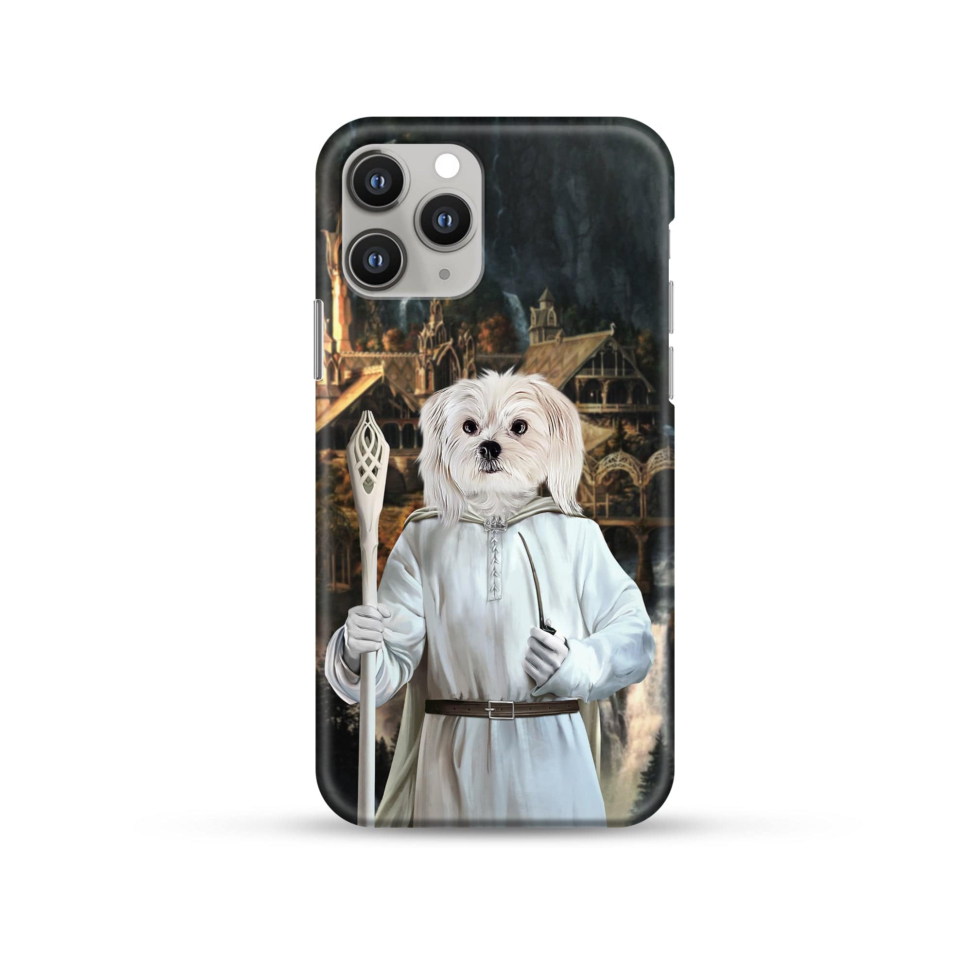 Royal and Paws - Phone Case The White Sorcerer - Custom Pet Phone Case iPhone 12 Pro Max / Background 3