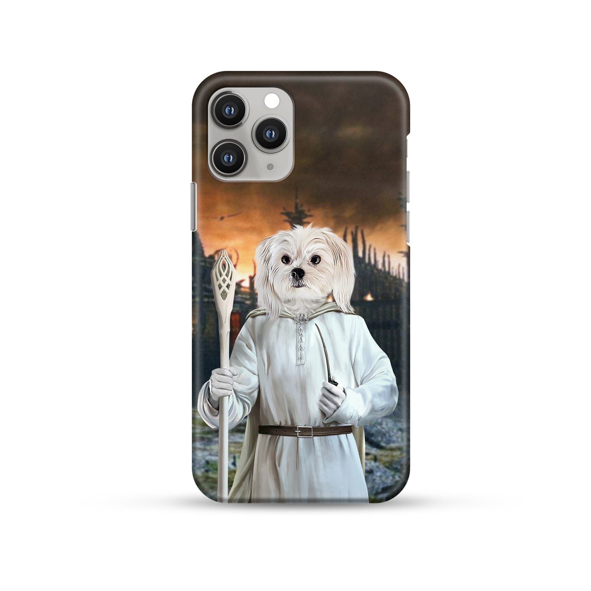 Royal and Paws - Phone Case The White Sorcerer - Custom Pet Phone Case iPhone 12 Pro Max / Background 4