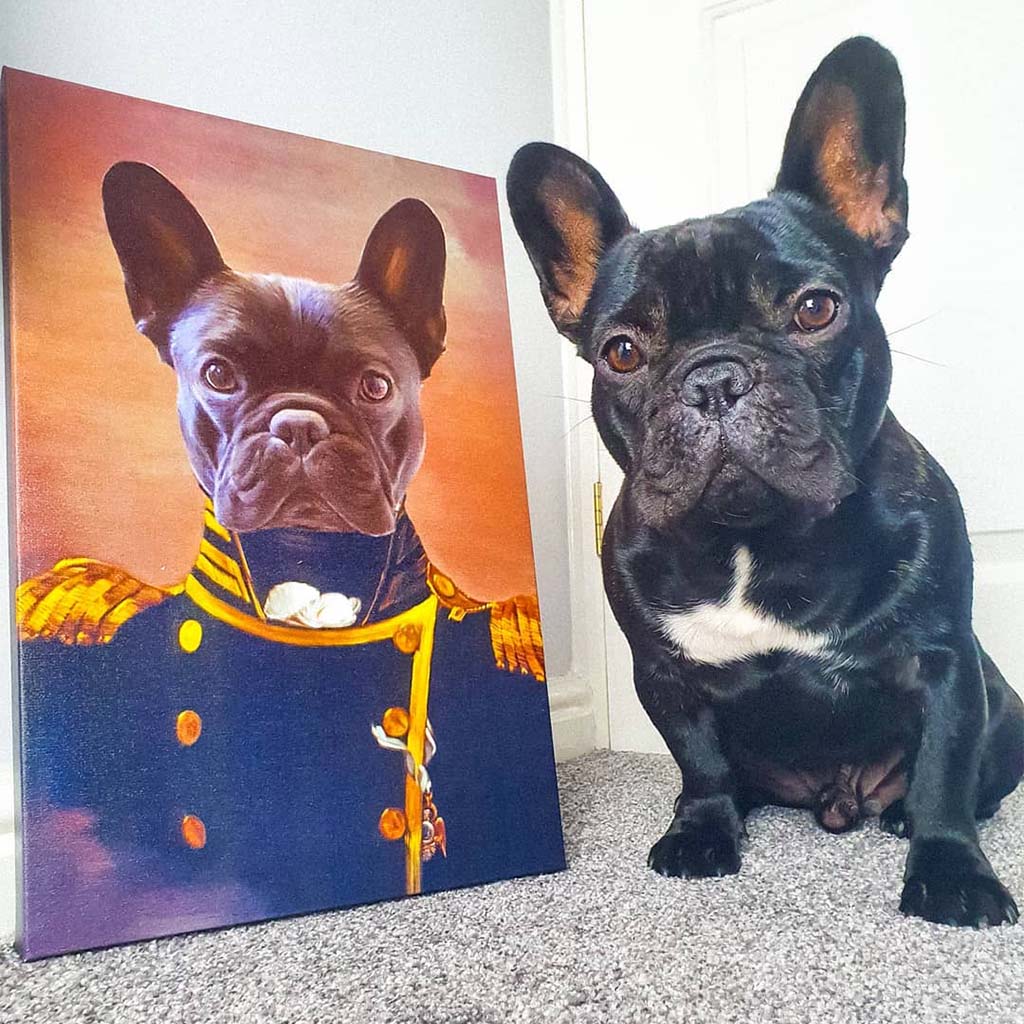 The Admiral - Custom Pet Canvas