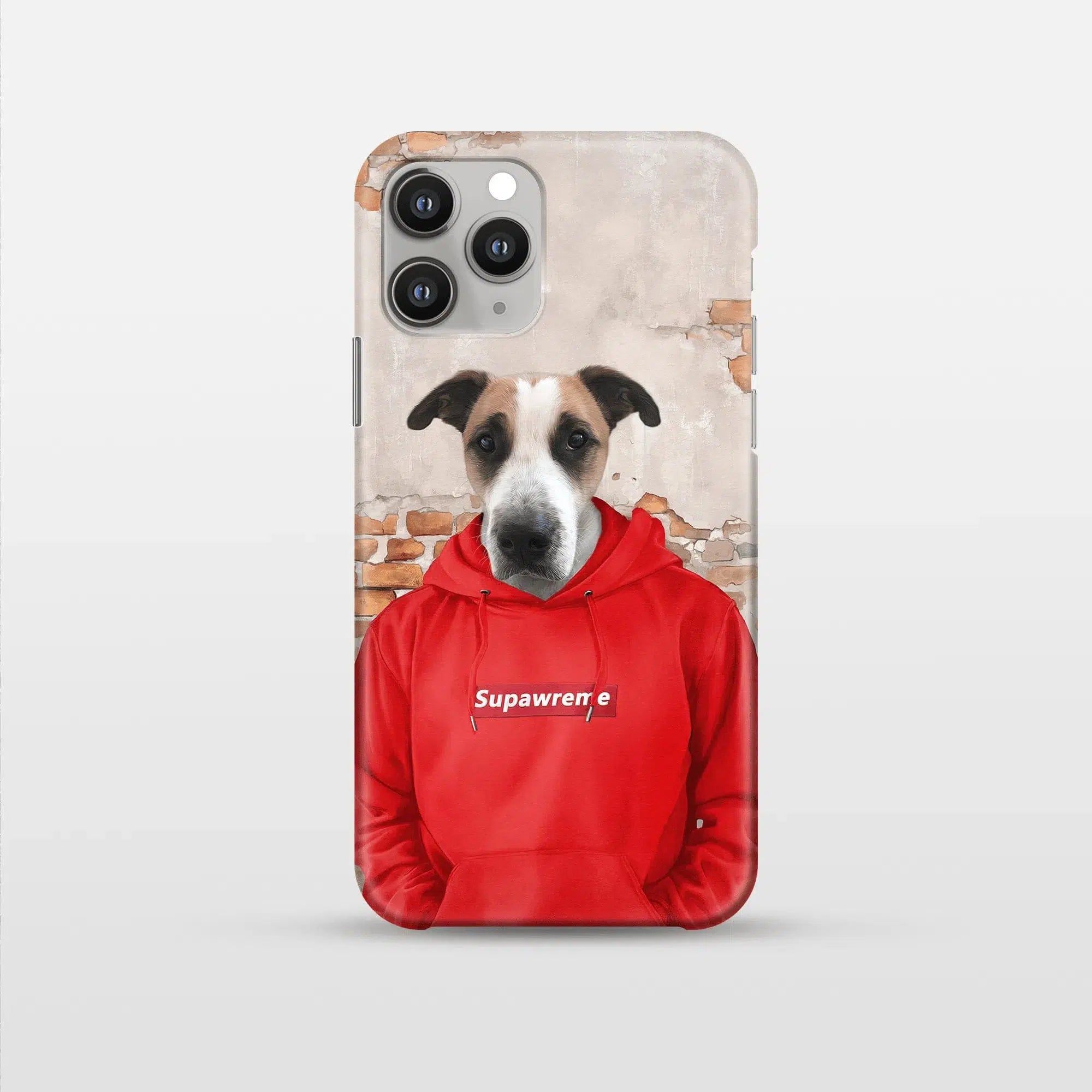 Royal and Paws - Phone Case The Hypebeast - Custom Pet Phone Case iPhone 13 / Red