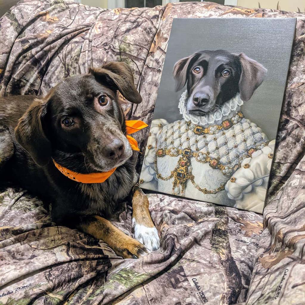 The Princess - Custom Pet Canvas