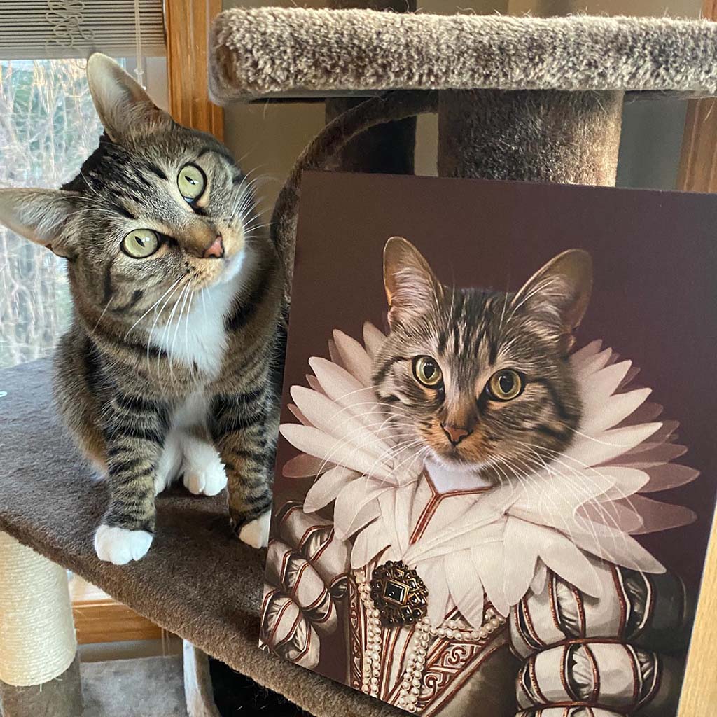 The Queen - Custom Pet Canvas