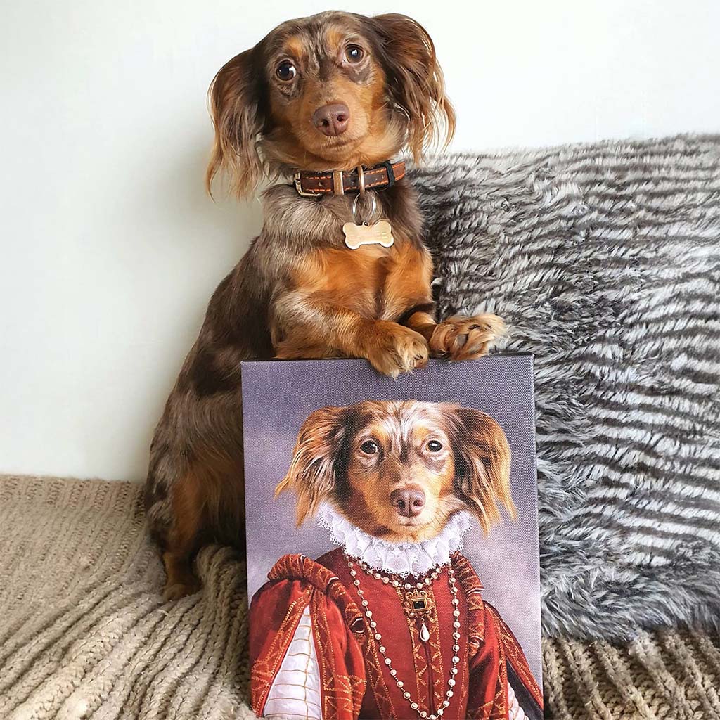 The Queen of Roses - Custom Pet Canvas