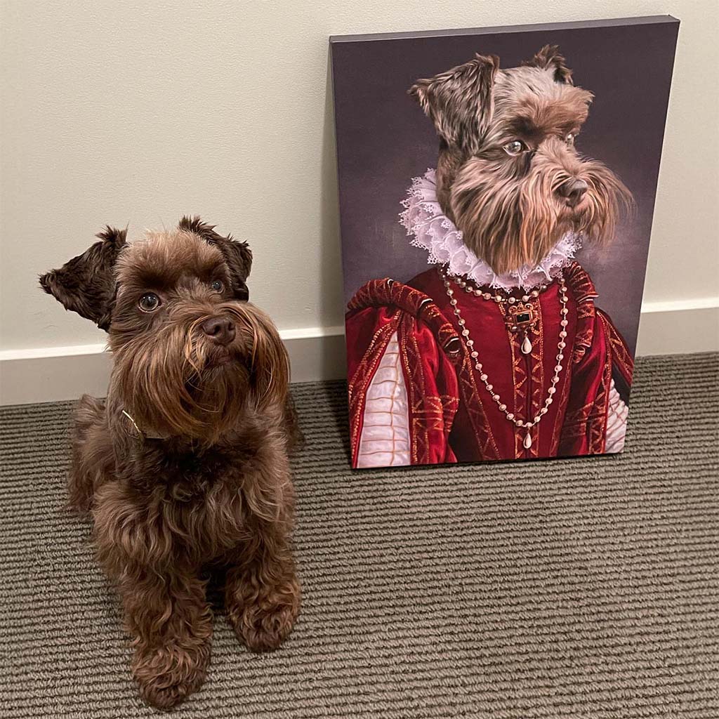 The Queen of Roses - Custom Pet Canvas
