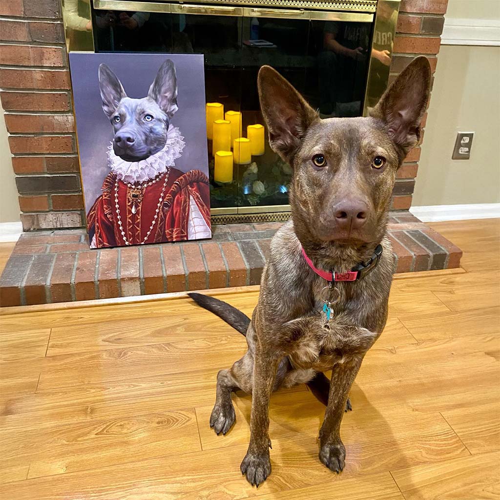 The Queen of Roses - Custom Pet Canvas