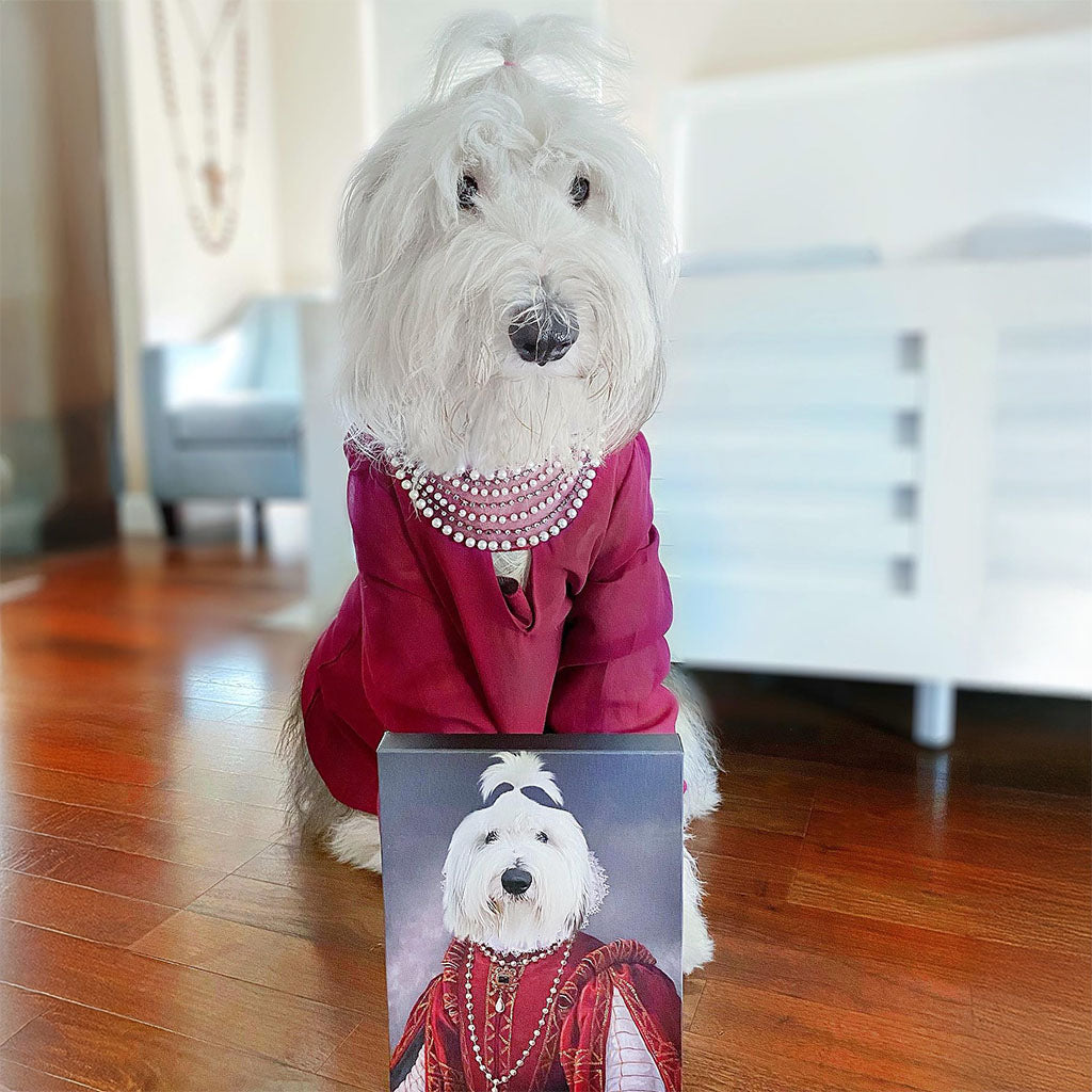 The Queen of Roses - Custom Pet Canvas