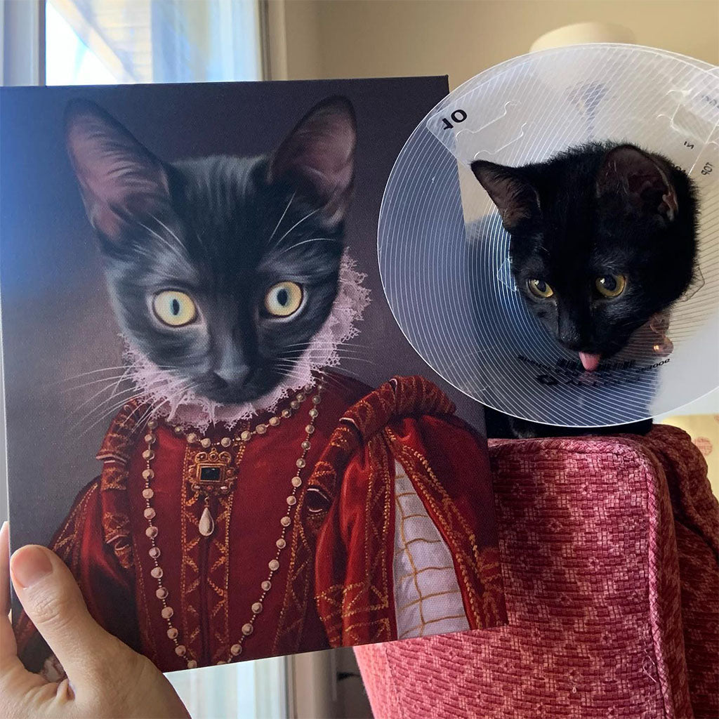 The Queen of Roses - Custom Pet Canvas