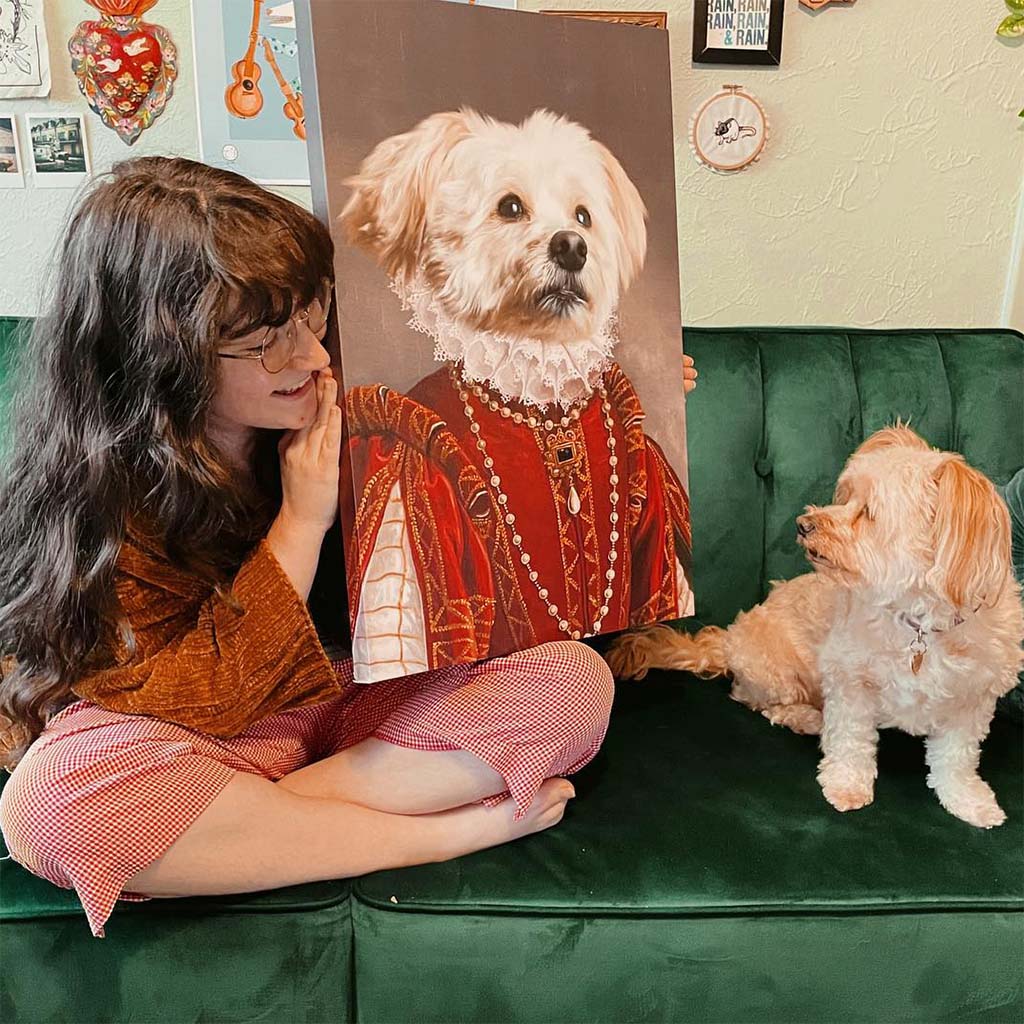 The Queen of Roses - Custom Pet Canvas