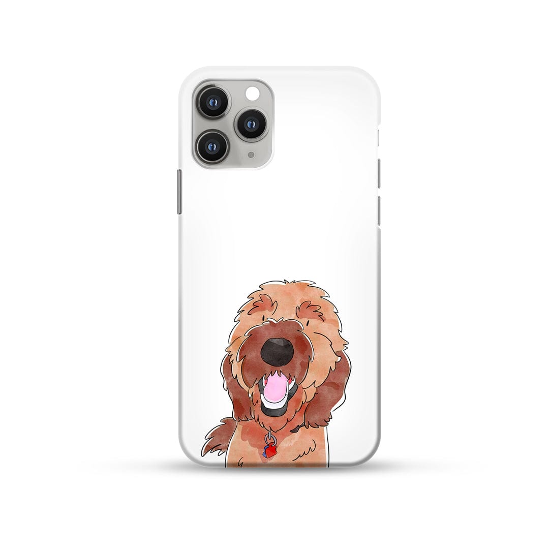 Royal and Paws - Phone Case Watercolor Pet Portrait Phone Case - One Pet iPhone 14 / Without Name