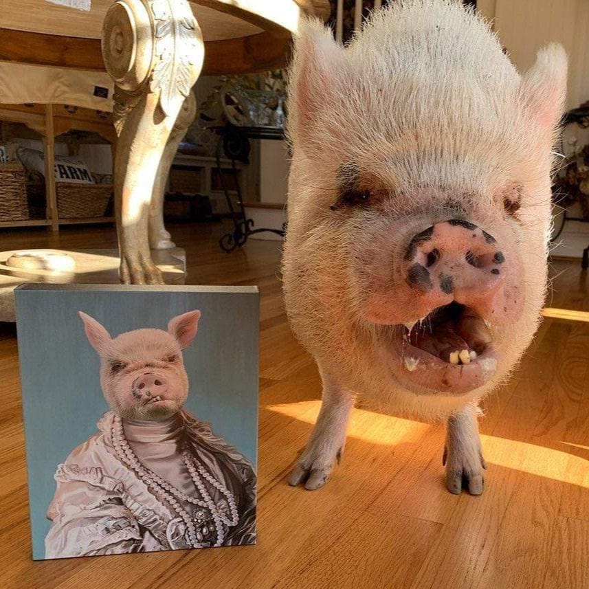 The Queen Regent - Custom Pet Canvas