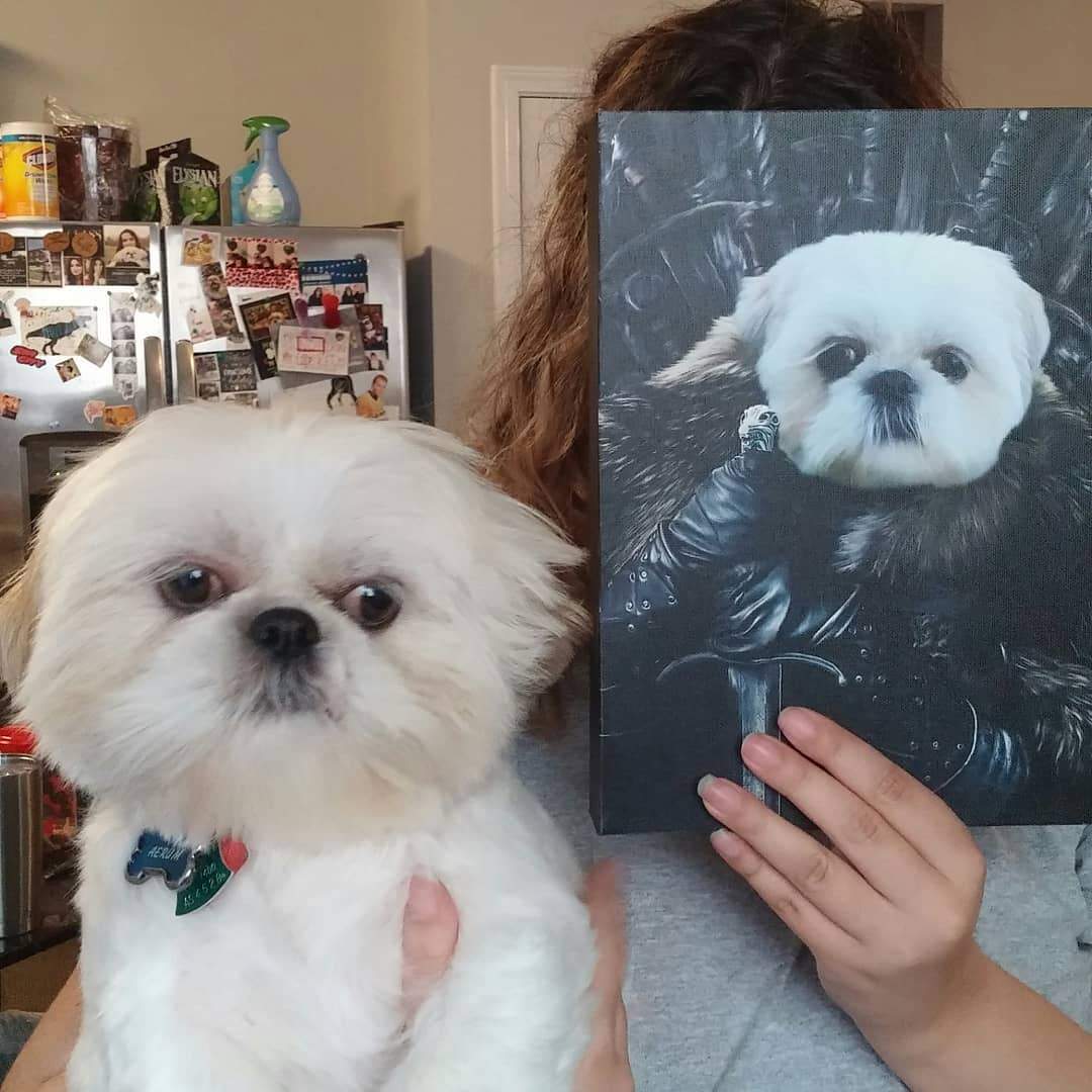 The King in the North - Custom Pet Canvas