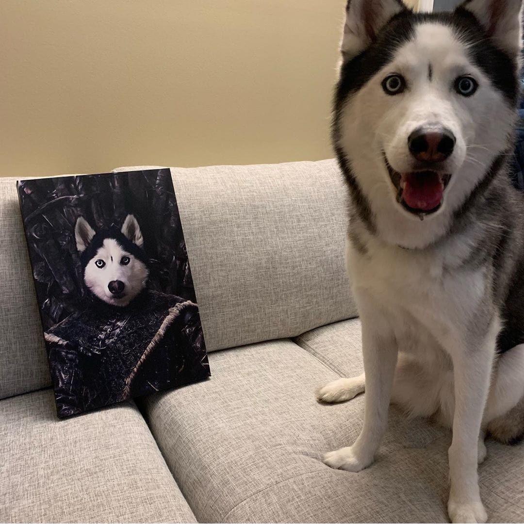 The Lone Wolf - Custom Pet Canvas