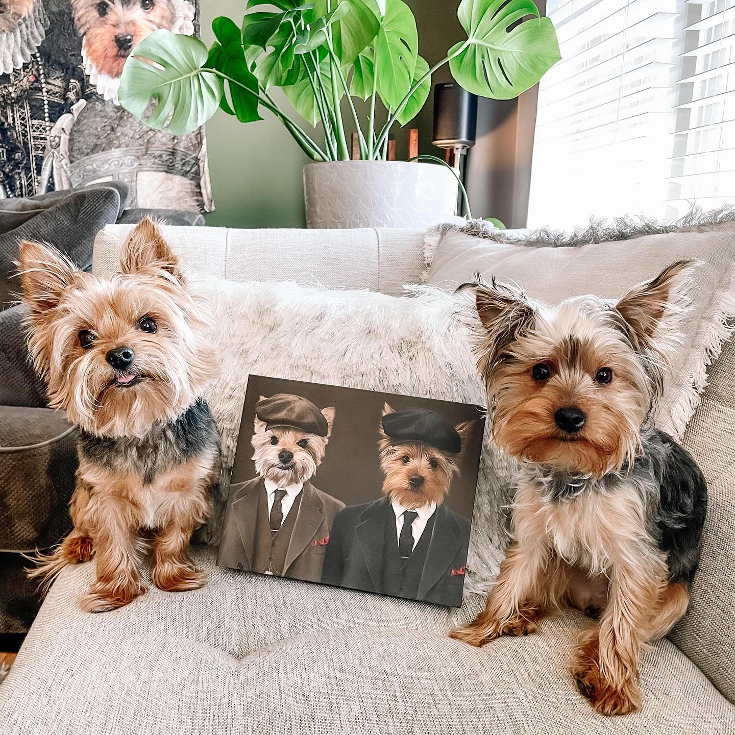The Gangster Brothers - Custom Pet Canvas