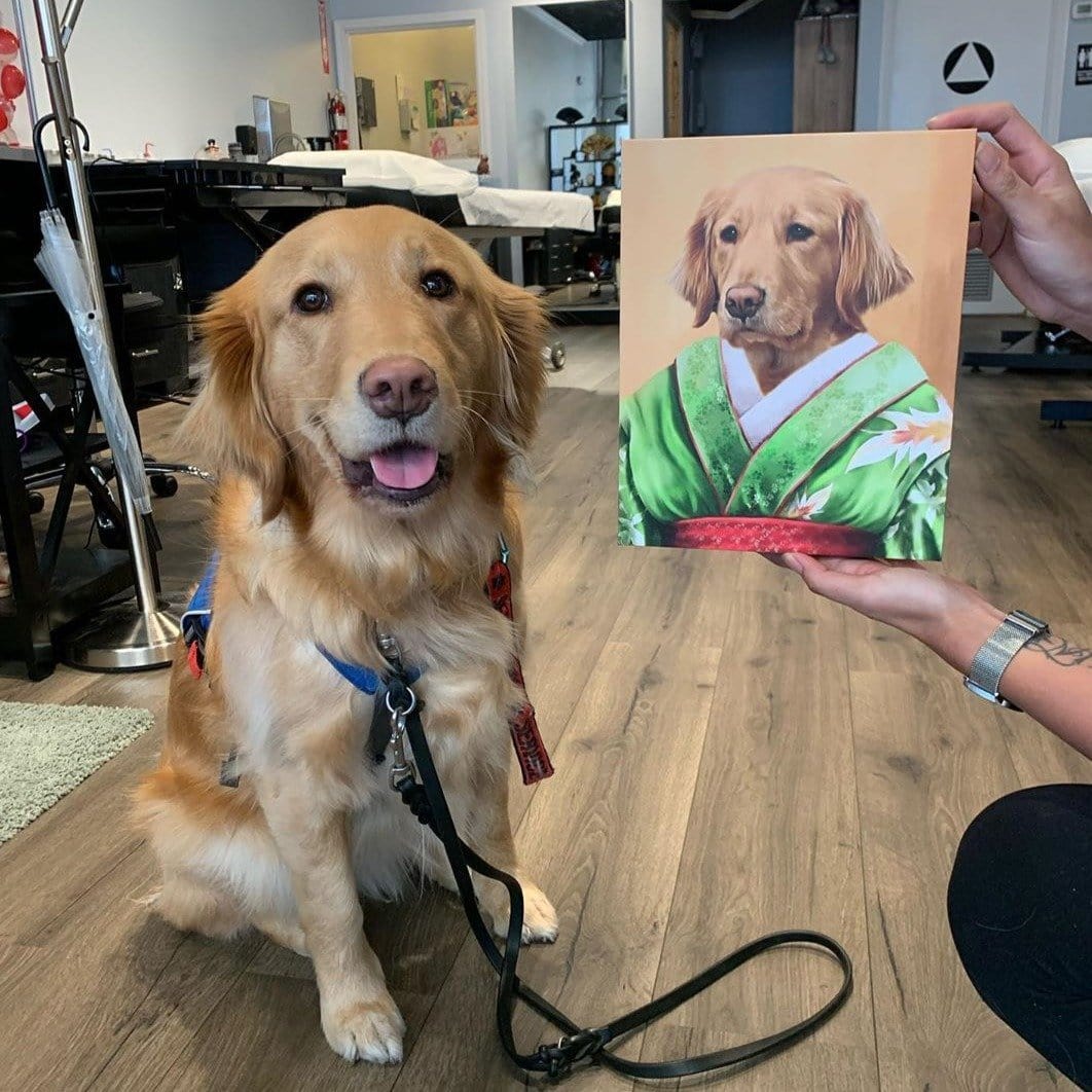 The Geisha - Custom Pet Canvas