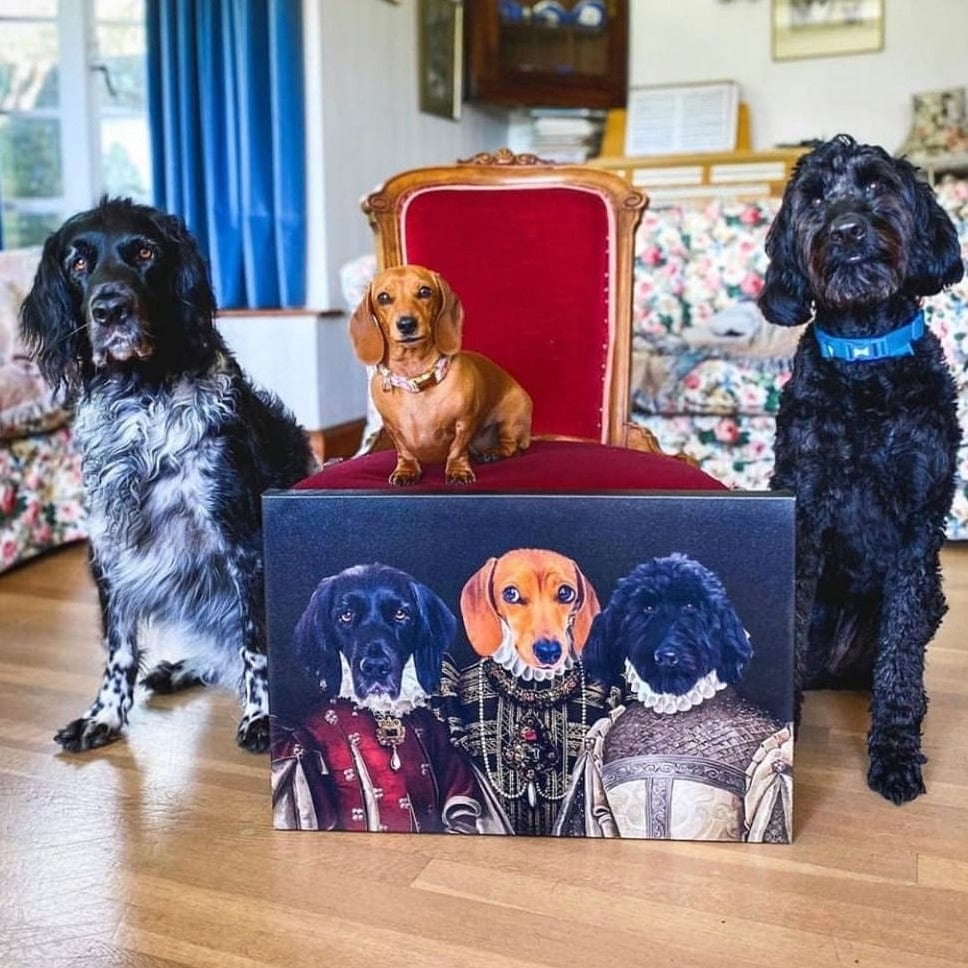 The Three Queens - Custom Pet Canvas