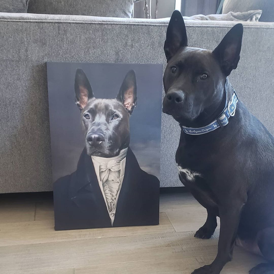 The Aristocrat - Custom Pet Canvas